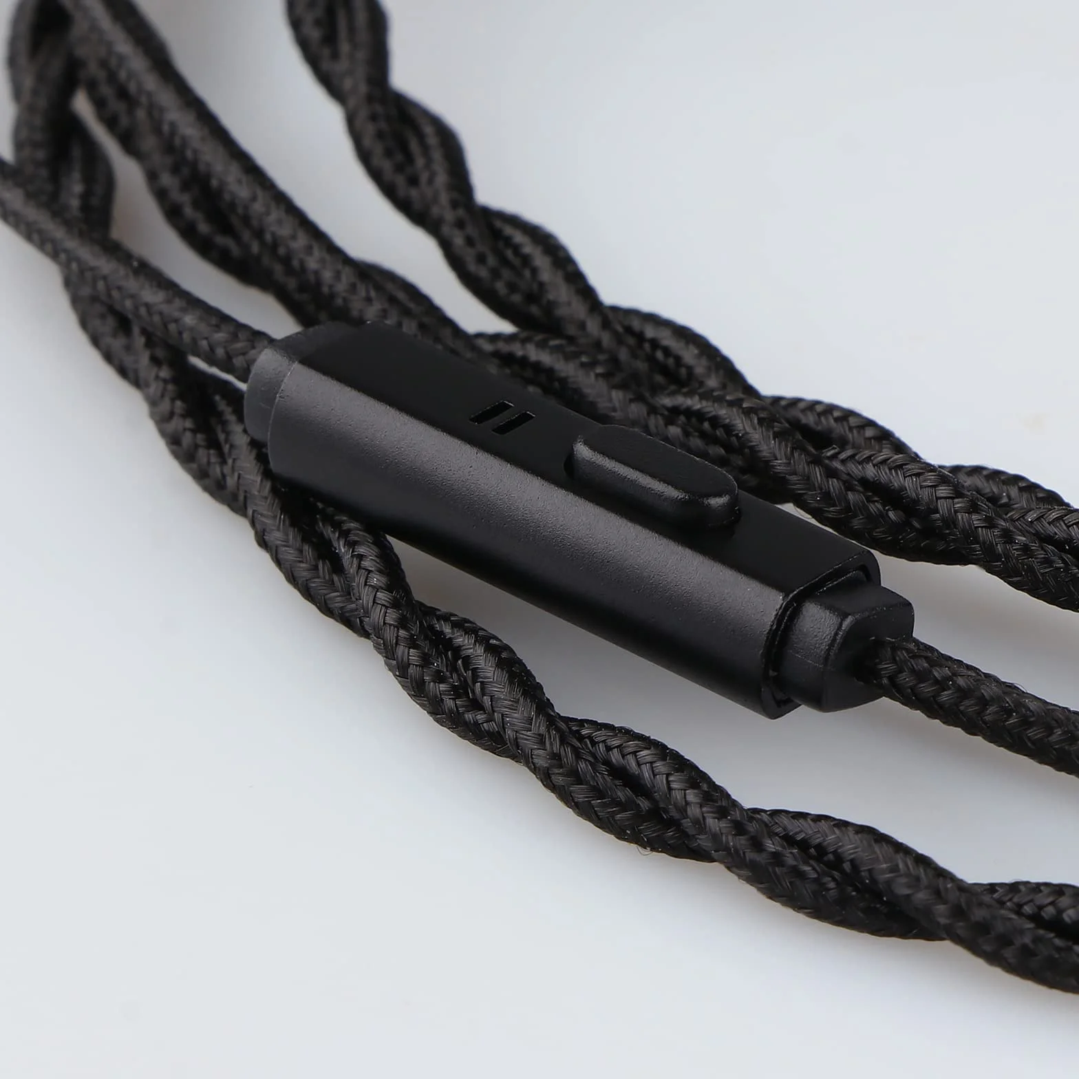 Linsoul Tripowin Zombur 4N kabel beztlenowy OFC 4N HiFi IEM z mikrofonem, zewnętrzna warstwa przędzy bawełnianej do audiofilskiego kabla zastępczego (z mikrofonem, 3,5, MMCX)