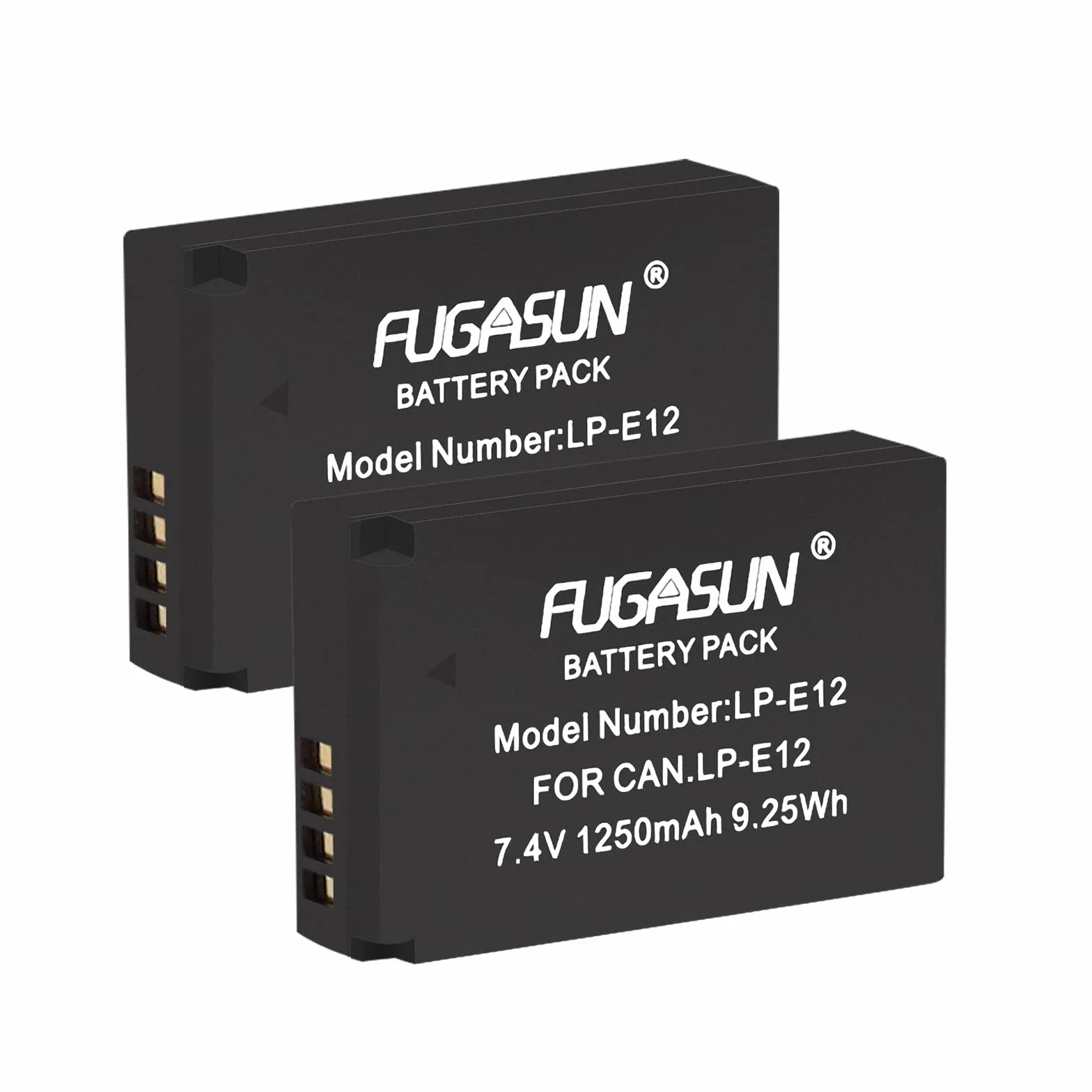 2 Stück 1250 mAh LP-E12 LPE12 Akku mit LCD Dual-Ladegerät Ladegerät für Canon EOS M100, Rebel SL1, EOS 100D, EOS M, EOS M2, EOS M10 Digitalkameras