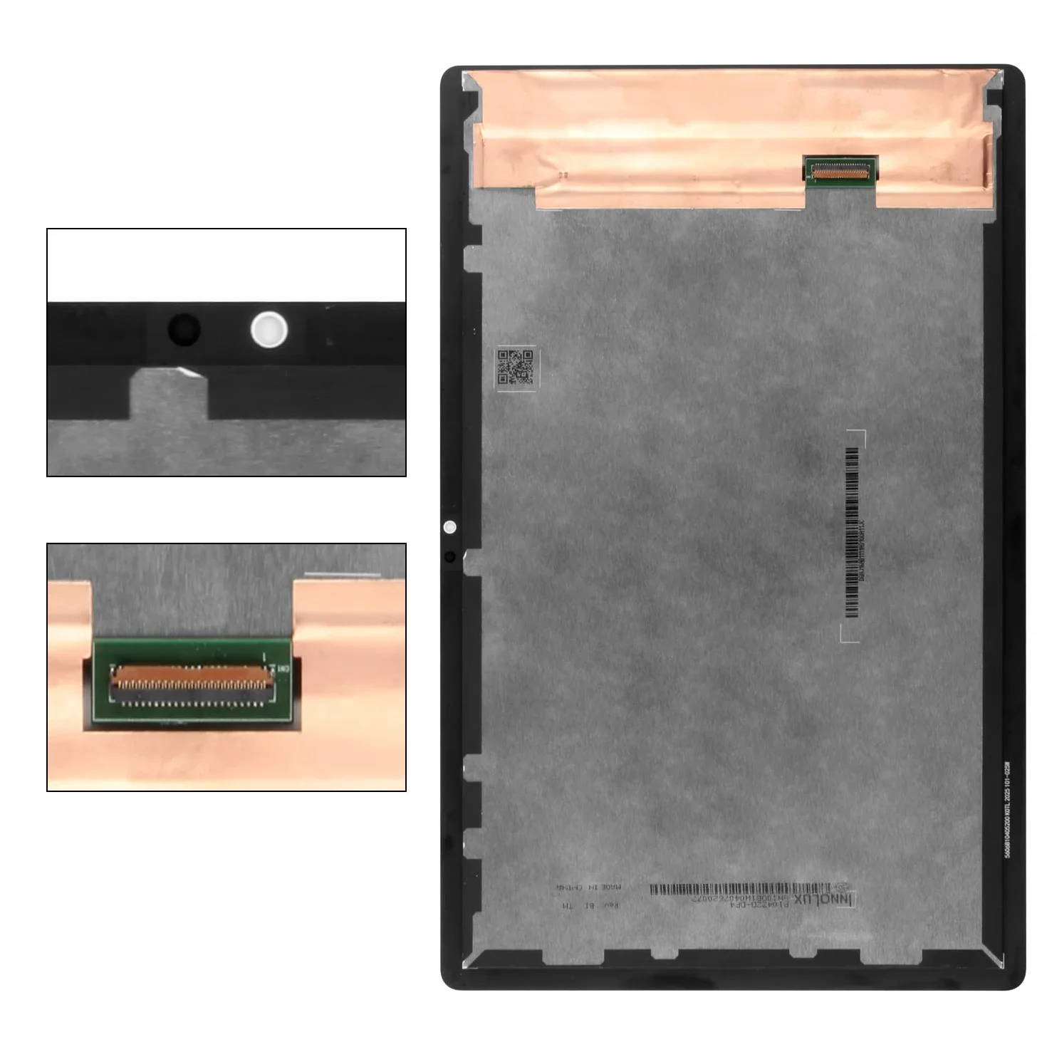 LADYSON Oryginalny wyświetlacz LCD do Samsung Galaxy Tab A7 10,4" (2020) SM-T500 T505 T500 czujnik dotykowy szklany ekran digitizer panel montażowy biały