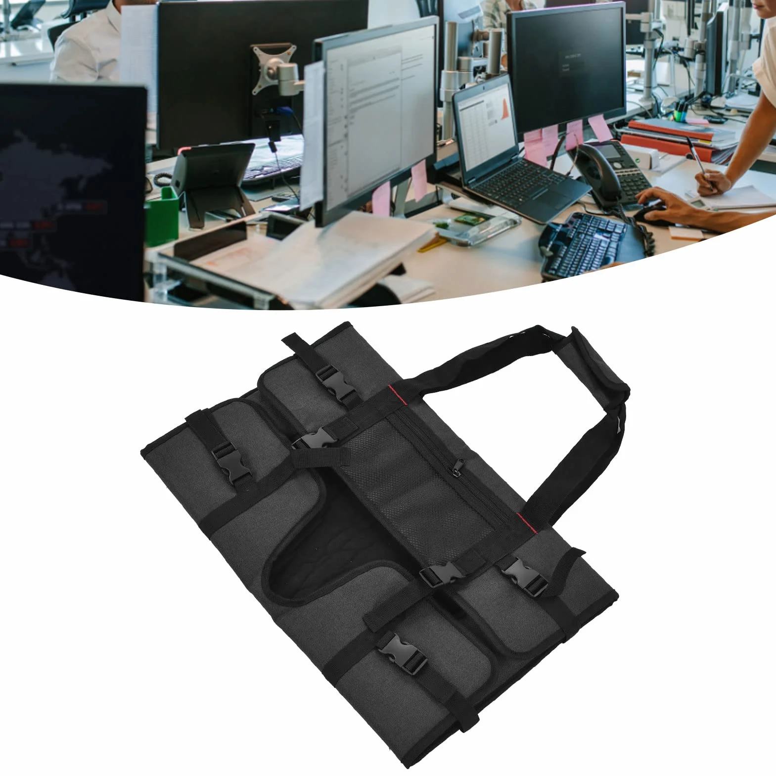 Futerał ochronny do monitora komputerowego 24 cali, przenośna torba do LCD