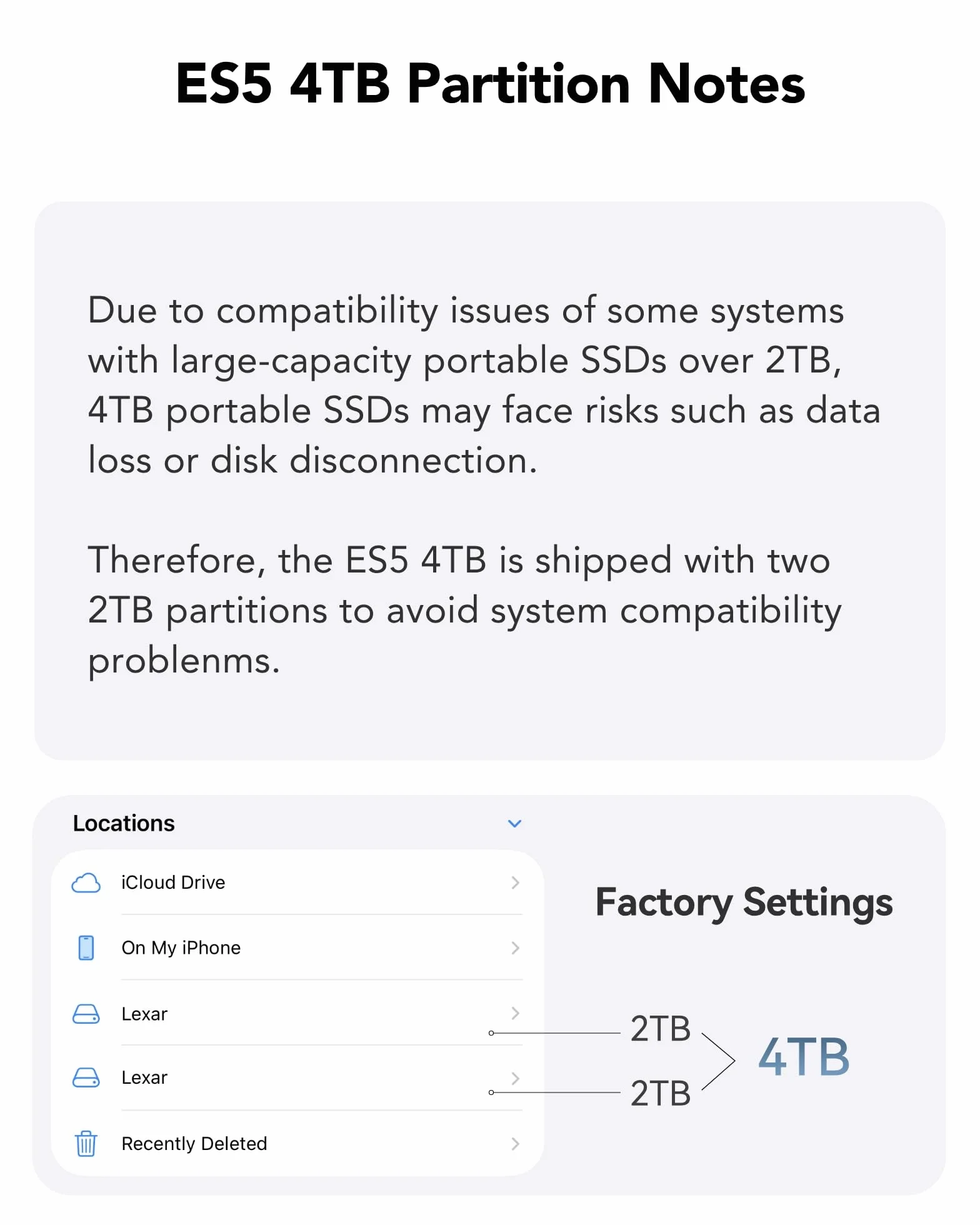 Lexar ES5 Przenośny dysk SSD 4 TB USB 3.2 2000 MB/s IP65 Magsafe Apple ProRes 4K Samsung S25 8K
