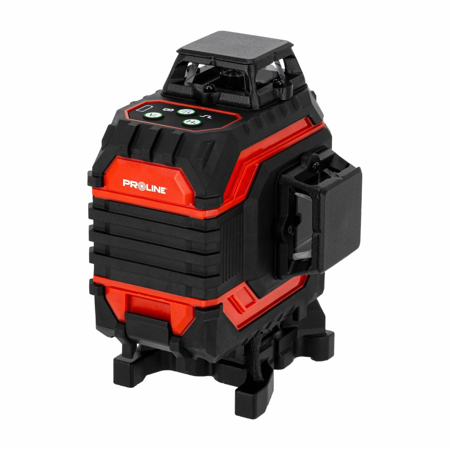 PROLINE Poziomnica laserowa 15193 25 m zielona 4D, 1.5 mm/5 m, IP54, CE, Li-Ion