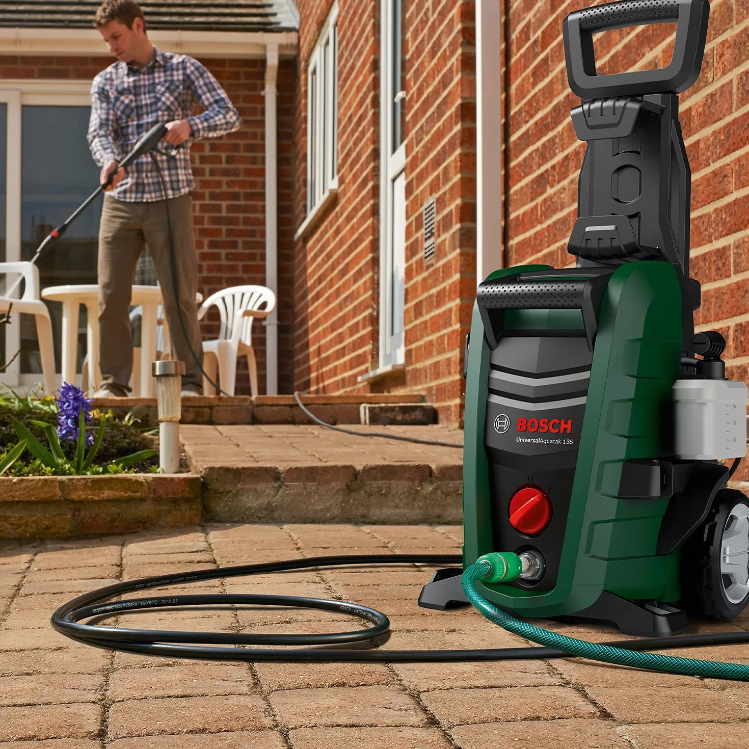 Bosch F016800360 wąż wysokociśnieniowy 6 m do podkładek wysokociśnieniowych AQT