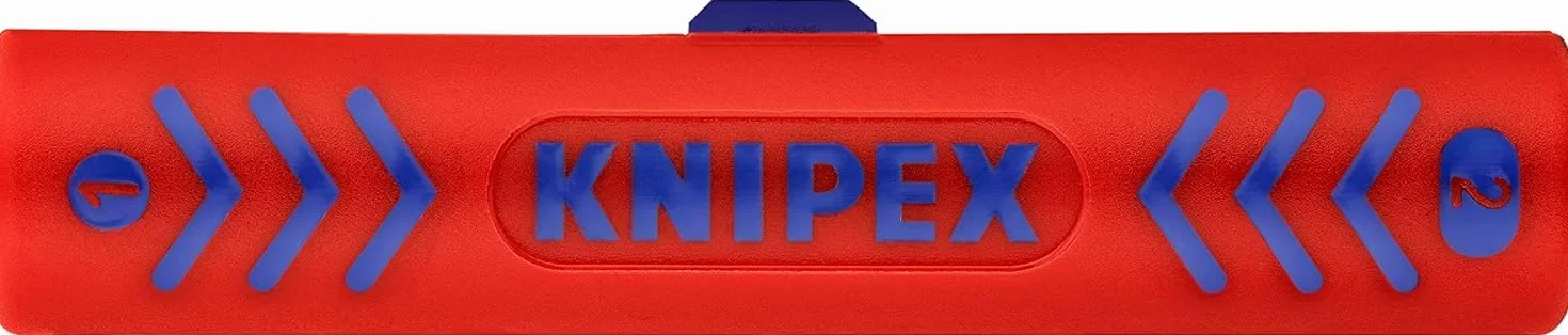 KNIPEX Narzędzie do ściągania izolacji kabli koncentrycznych uniwersalne w blister 100 mm, 16 60 100 SB