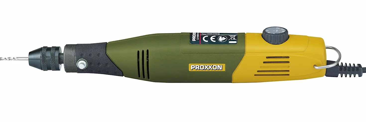 Proxxon 28512 Wiertarko-Frezarka, 40 W, 12 V, Wielokolorowy, 35 mm x 220 mm