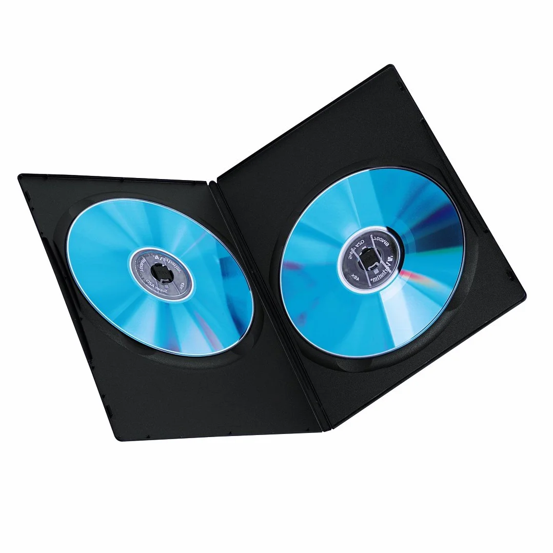 Hama Etui Slim DVD Double Jewel | 25 sztuk | czarne