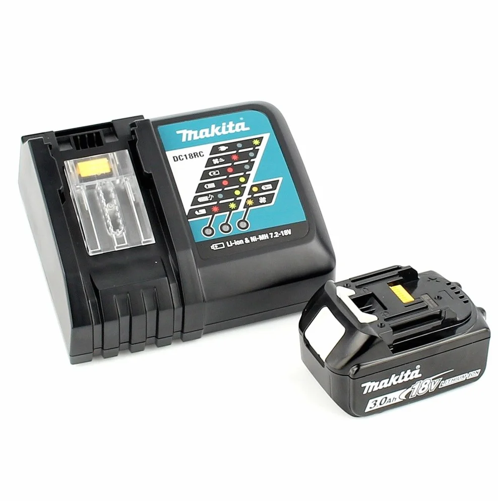 Makita DHP 482 RF1J akumulatorowa wiertarko-wkrętarka udarowa 18 V 62 Nm + 1 x akumulator 3,0 Ah + ładowarka w Makpac