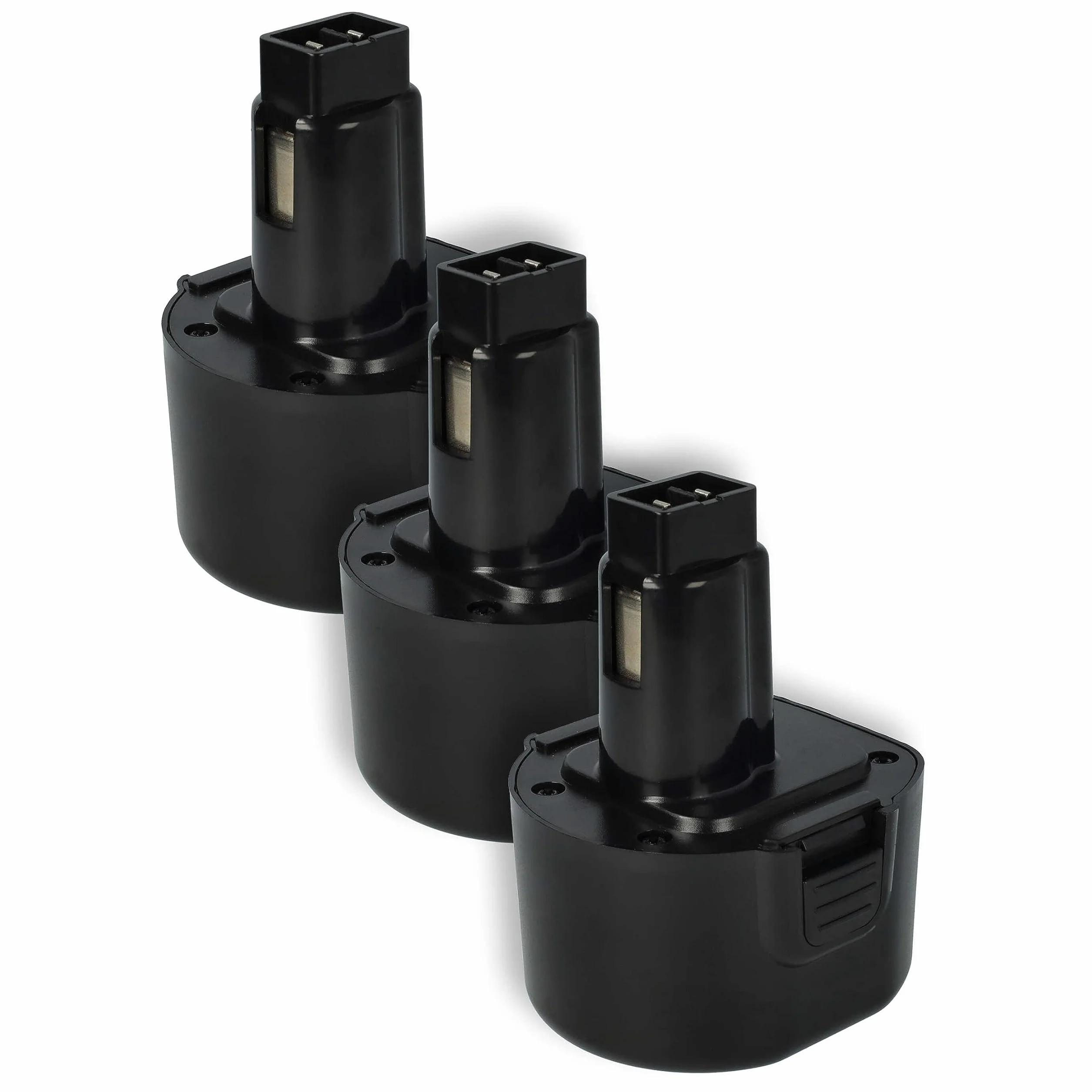 vhbw 3x NiMH akumulator 1500 mAh (9,6 V) pasuje do elektronarzędzi narzędzia Powertools Tools Dewalt DC750KA, DC855KA, DW050, DW050K, DW902, DW926 DW926K