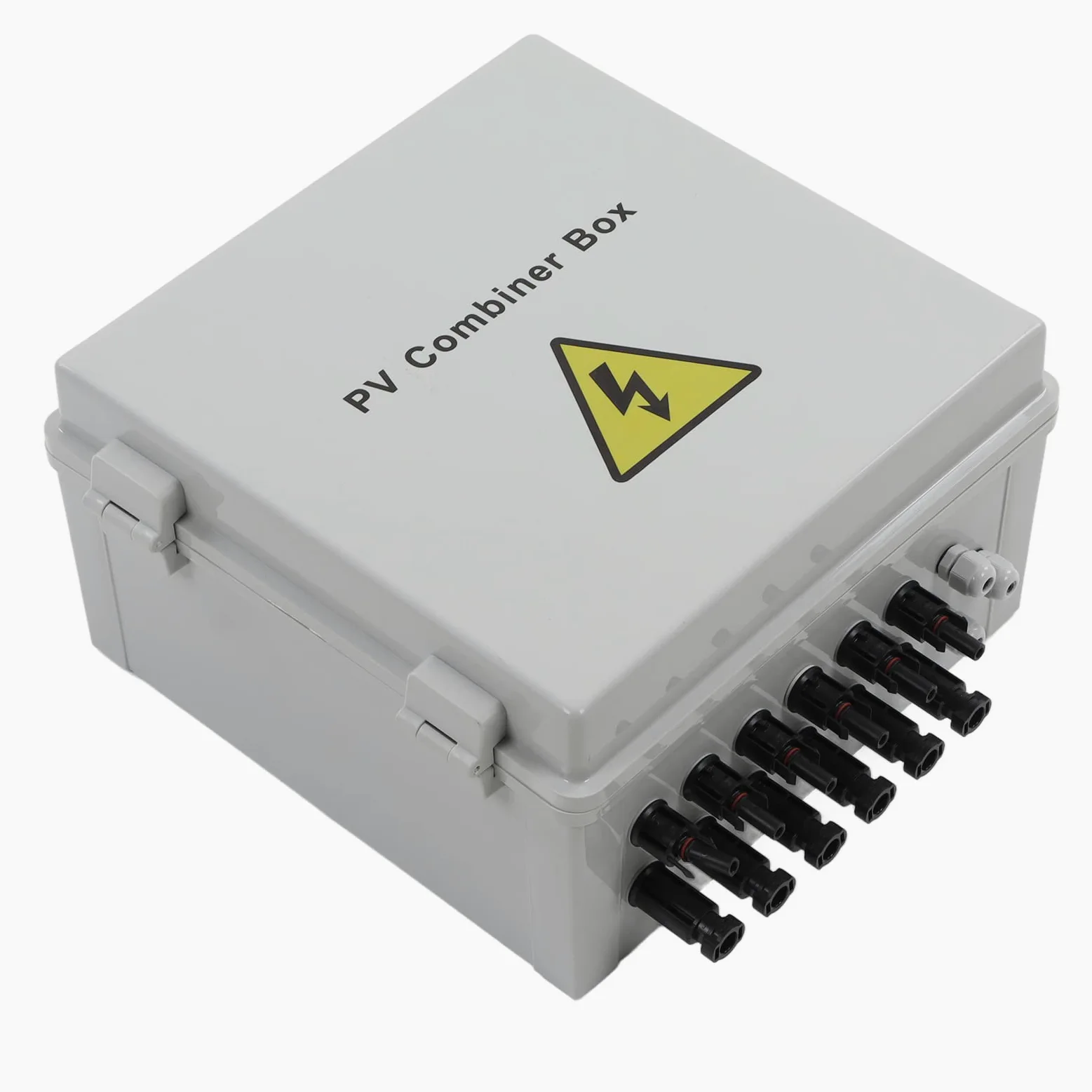 Marhynchus Skrzynka Przyłączeniowa PV, PC Skrzynka Przyłączeniowa do Instalacji Słonecznej 6 Ciągów 1000 V 15 A Bezpiecznik 100 A Wyłącznik Prądu Stałego IP65 dla Instalatorów Systemów
