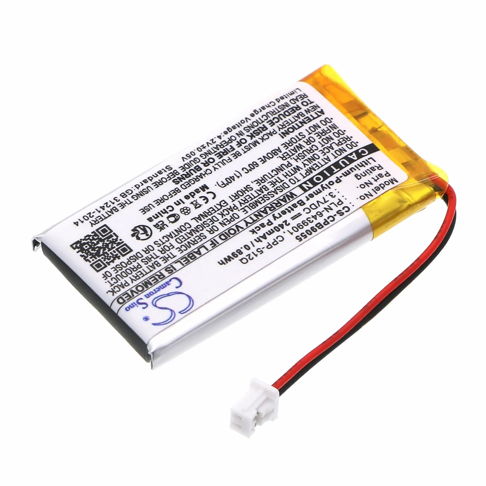 Plantronics 65358-01 Bateria Li-poly 3.7V 300mAh kompatybilny