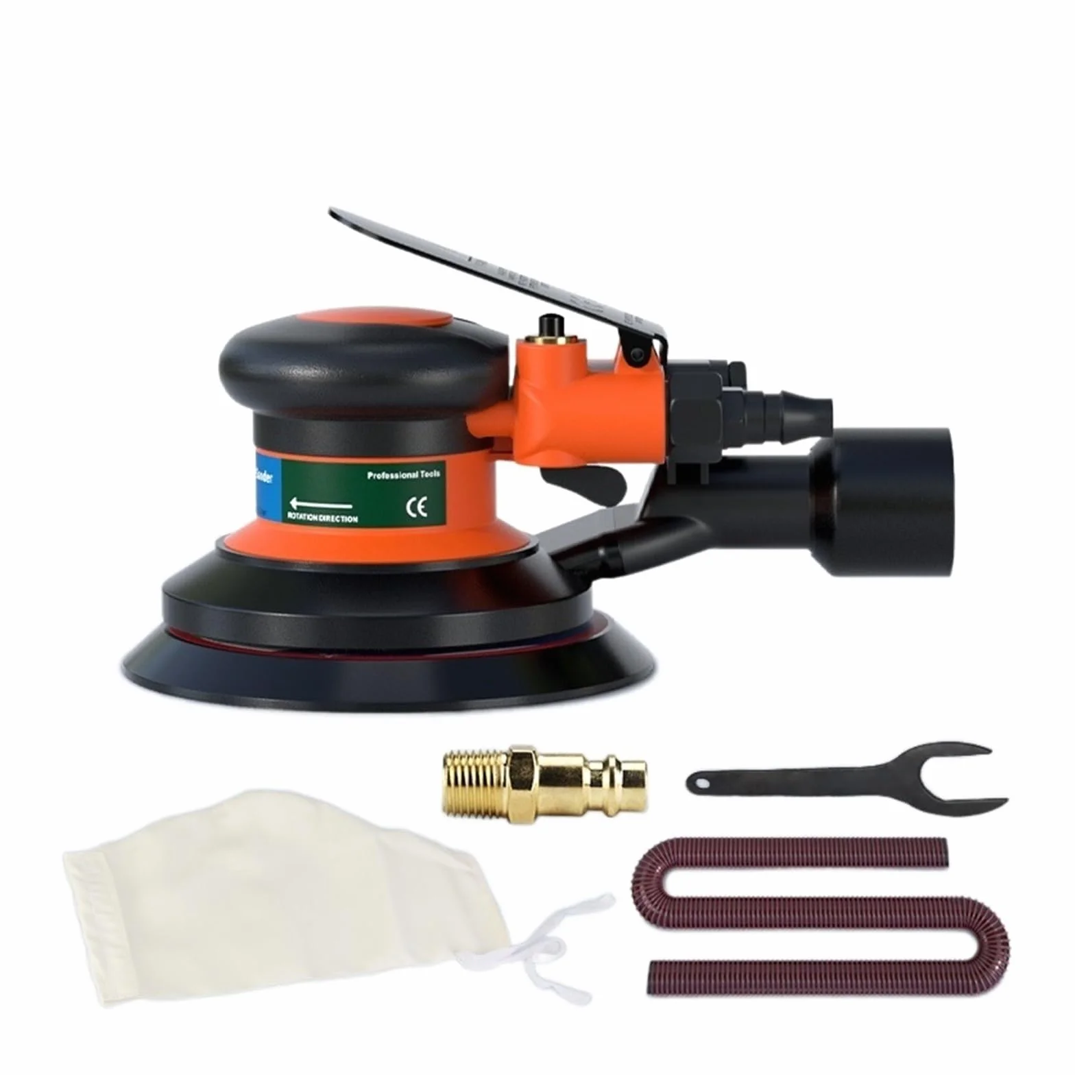 Szlifierka Pneumatyczna szlifierka oscylacyjna szlifierka pneumatyczna, 125mm/150mm próżniowe mimośrodowe polerowanie/szlifierka narzędzia pneumatyczne(5 In Vacuum Sander)