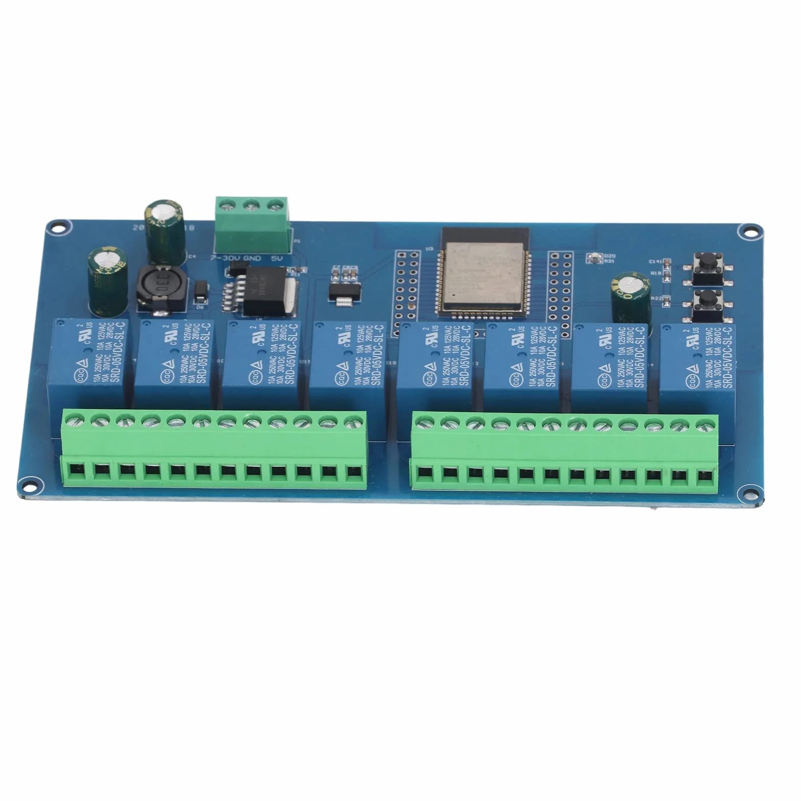8-kanałowy moduł przekaźnikowy BLE WiFi do bezprzewodowego sterowania i prototypowania elektronicznego z płytą rozwojową DC