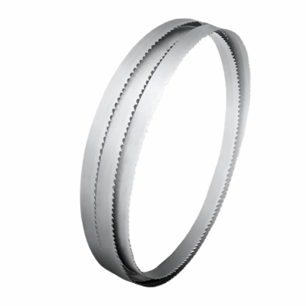 Brzeszczot do piły taśmowej, Bimetalowe brzeszczoty taśmowe o wielu długościach, brzeszczoty do pił taśmowych 3/4 cala 19x0,9 mm M42, brzeszczoty do pił metalowych 4-6TPI do cięcia twardego drewna(335