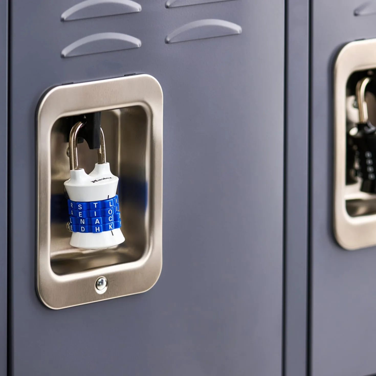 Master Lock Kłódka z możliwością resetowania w pionie, 1535DWD