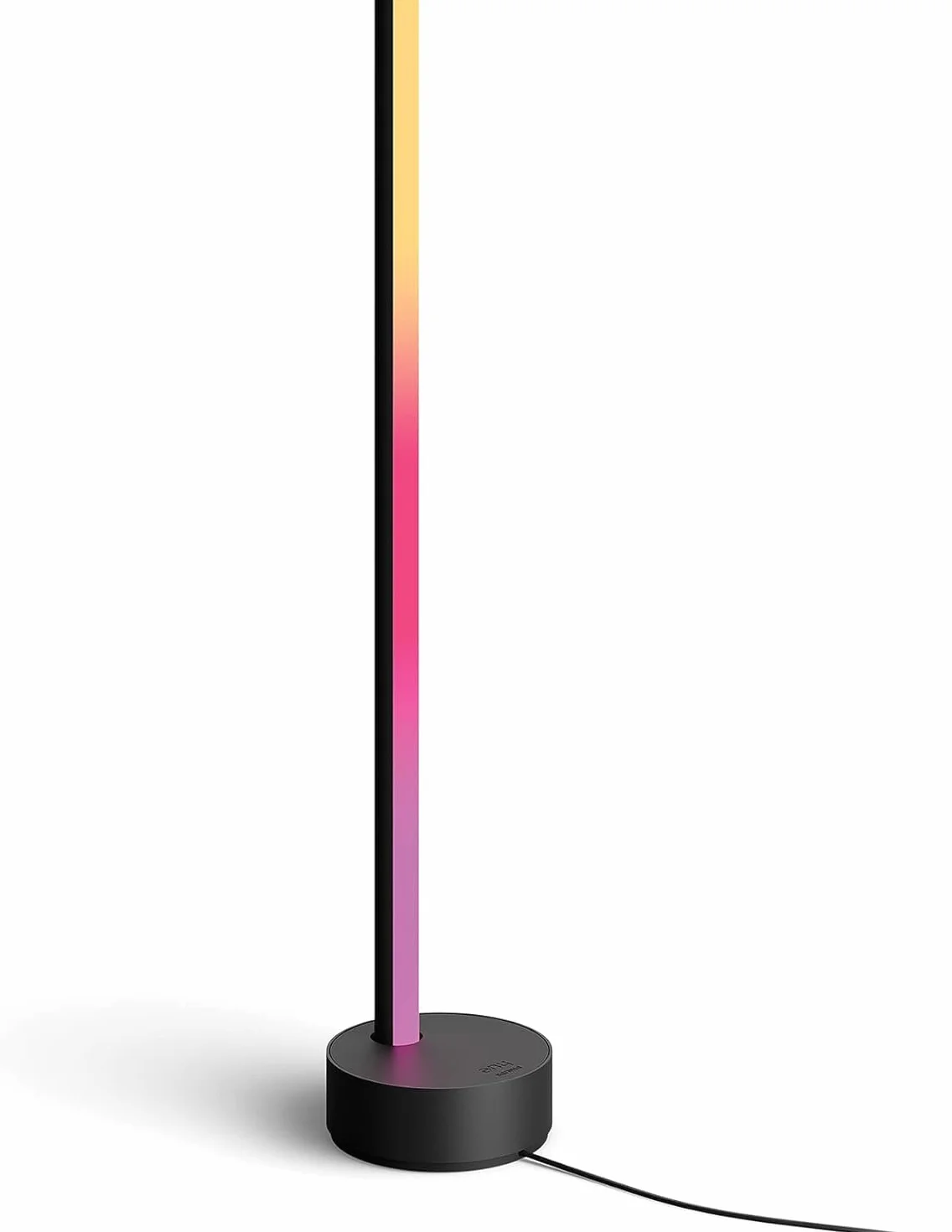 Philips Hue Lampa White and Color Ambiance Signe Gradient (czarna), Lampa Stojąca z Paletą 16 mln Kolorów i Możliwością Ściemniania, Inteligentne Oświetlenie Smart LED