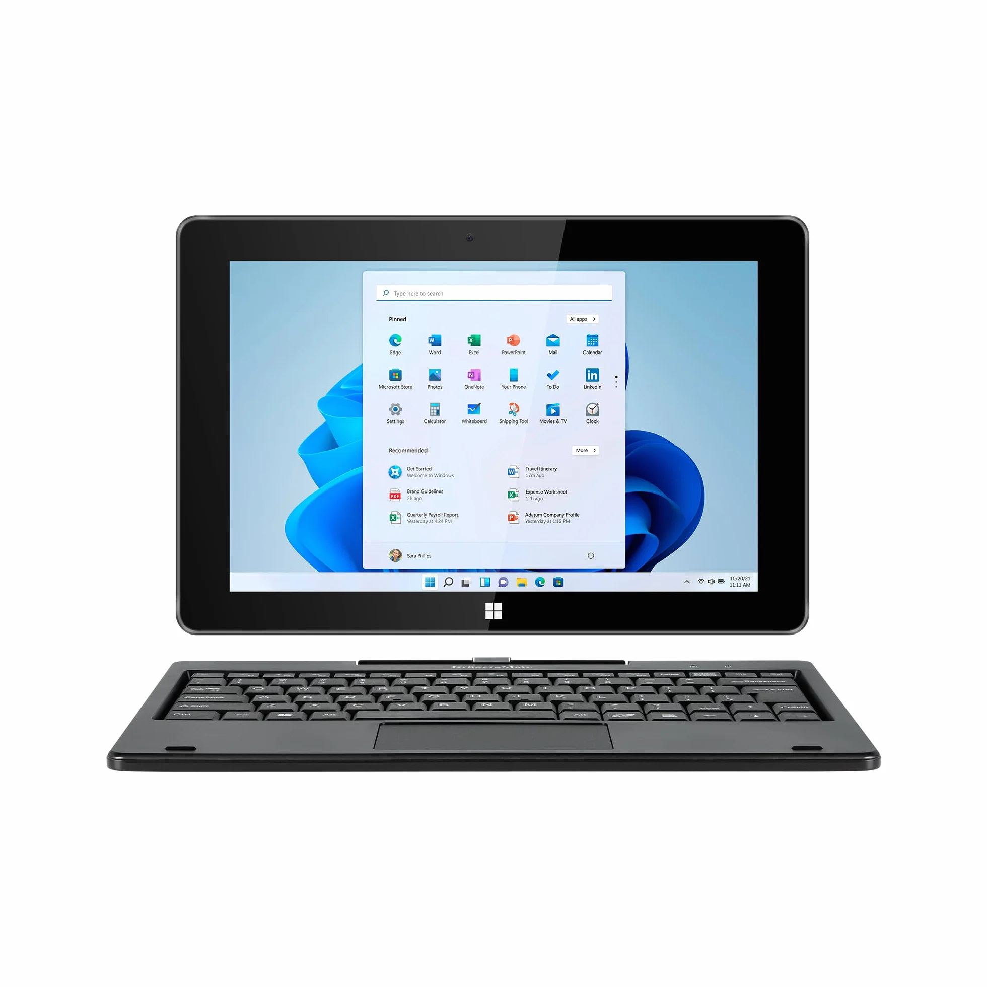 Krüger&Matz Tablet 2in1 EDGE 1089 Przekątna 10,1" HDMI 8/256 GB Windows 11 Pro Klawiatura KM1089.1