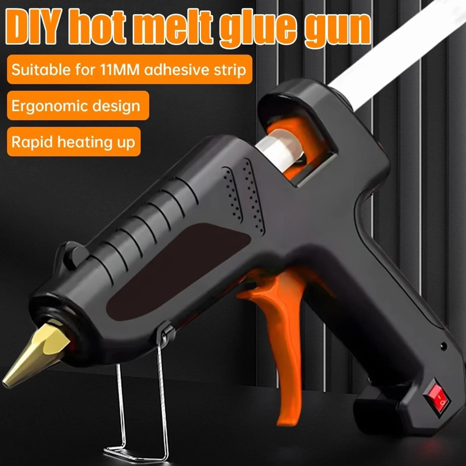Pistolet do klejenia na gorąco, Gorące Topienie Pistoletu Kleju 11 Mm Piżcie Przemysłowe Elektrotermalna Temperatura Ciepła Narzędzia Do Naprawy Elektrycznej