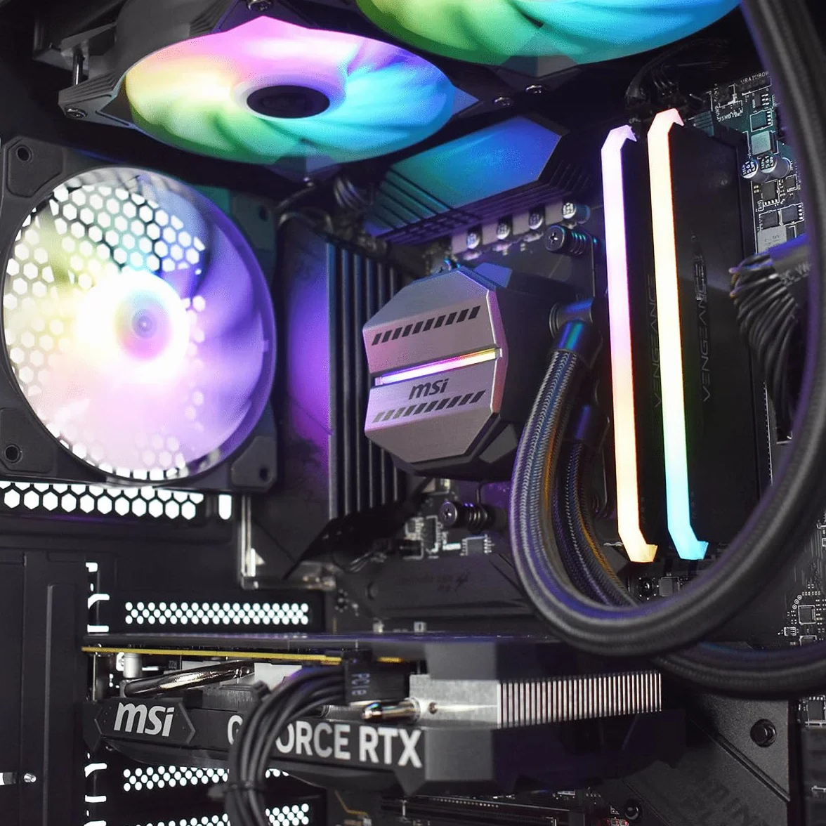 MSI PC Gamer RTX 4060 R7 5700X 16GB DDR4 1TB NVMe