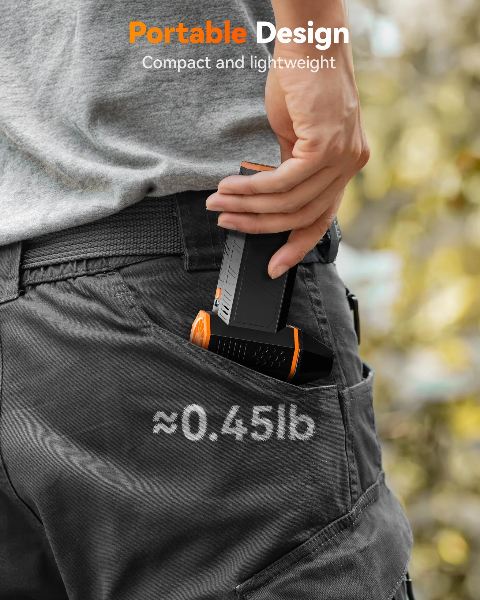 WOLFBOX MF50 Elektryczna dmuchawa powietrzna, 110 000 obr./min, supermoc, 3-biegowa regulowana mini dmuchawa z szybkim ładowaniem, dmuchawa do komputera, klawiatury, domu, na zewnątrz i samochodu