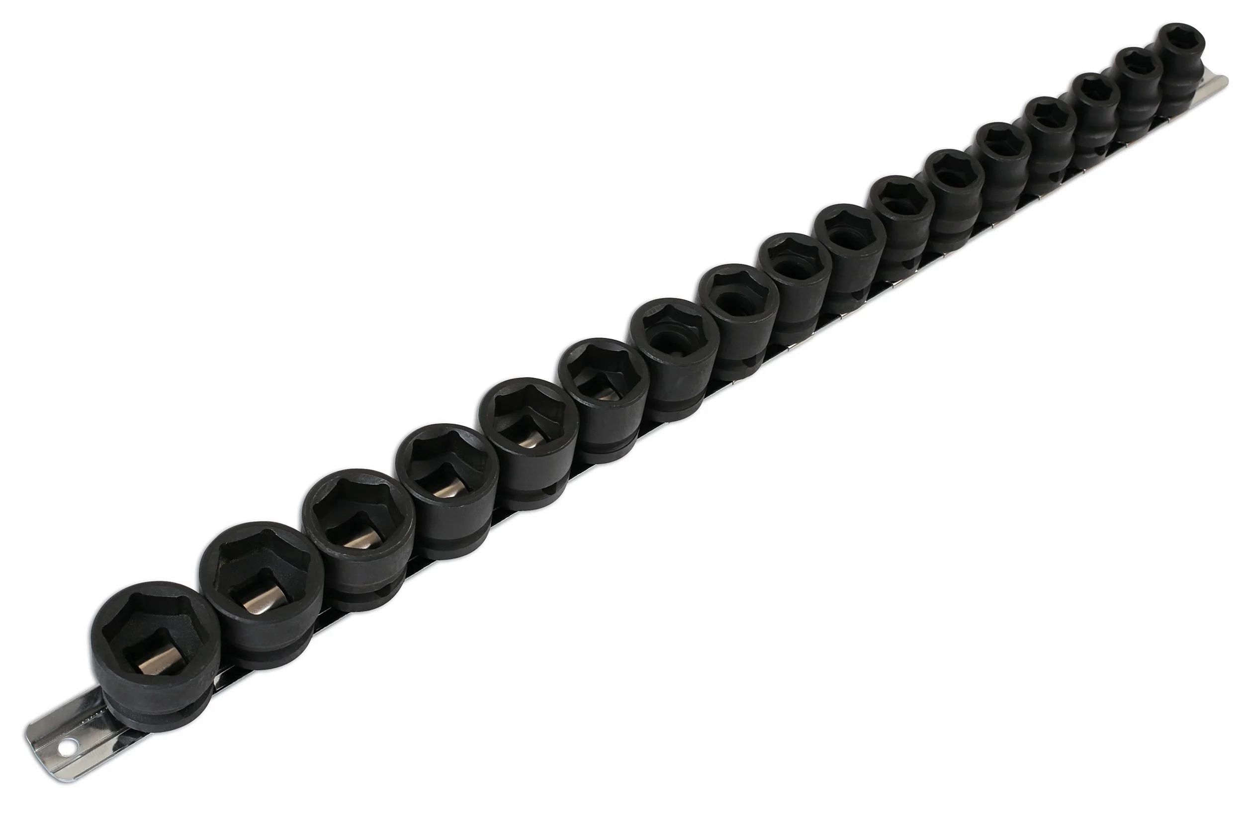 Laser 6486 niskoprofilowe gniazdo udarowe, średnica 1/2", zestaw 17