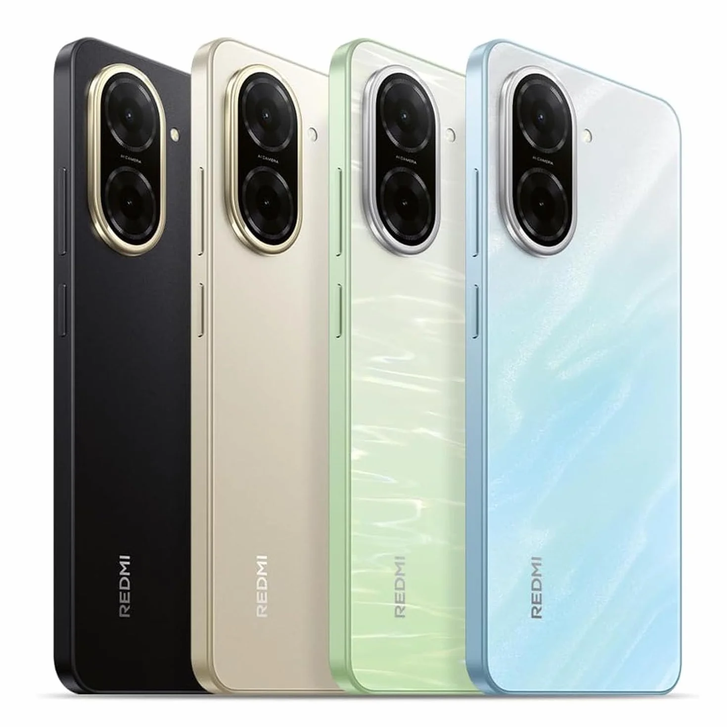 XIAOMI Redmi A5 Smartphone 4+128 GB zielony aparat AI 32MP akumulator 5200 mAh procesor Octa-Core wyświetlacz 6,88" 120 Hz