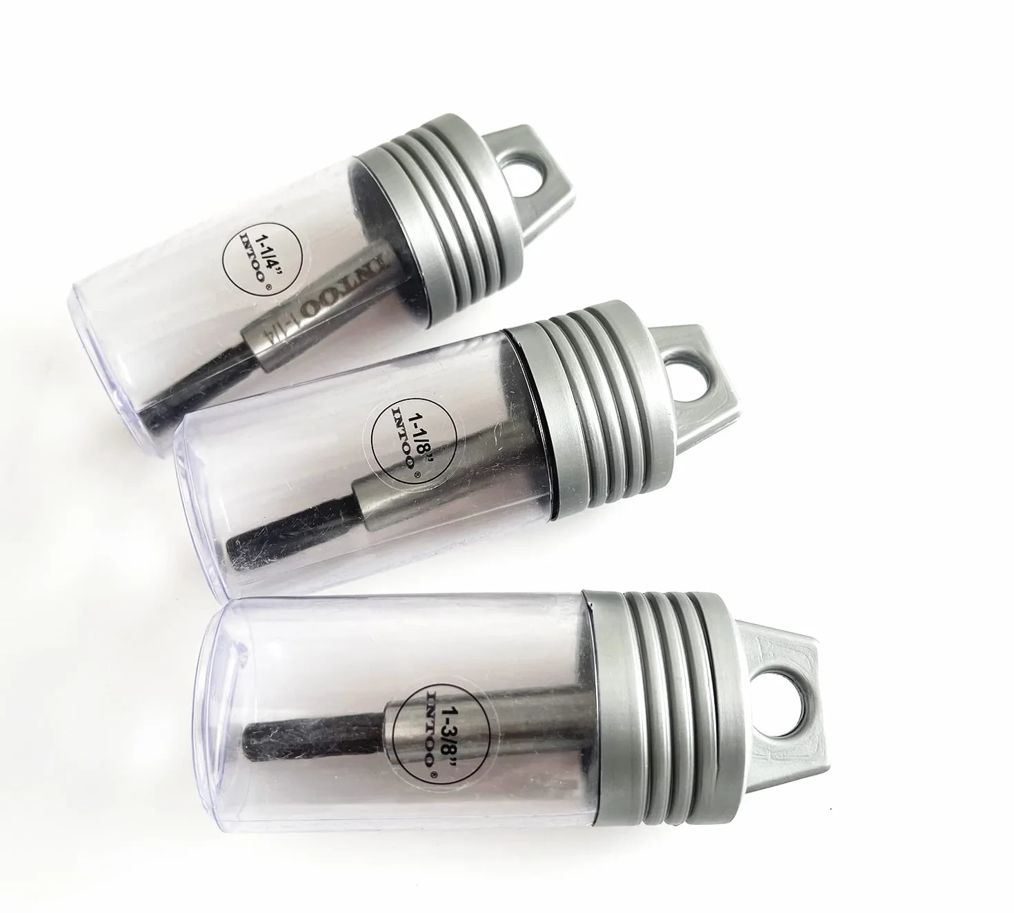 INTOO Forstner Zestaw wierteł sześciokątnych, 3 szt., 1-1/8", 1-1/4", 1-3/8", zestaw wierteł do drewna, 3 szt