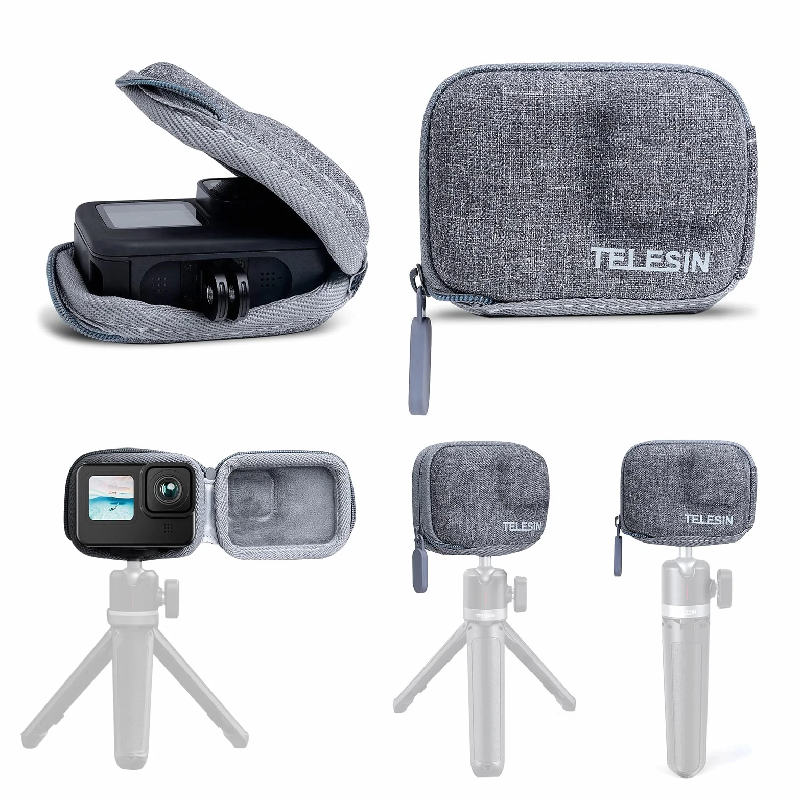TELESIN Pokrowiec ochronny do GoPro Hero 9 czarny