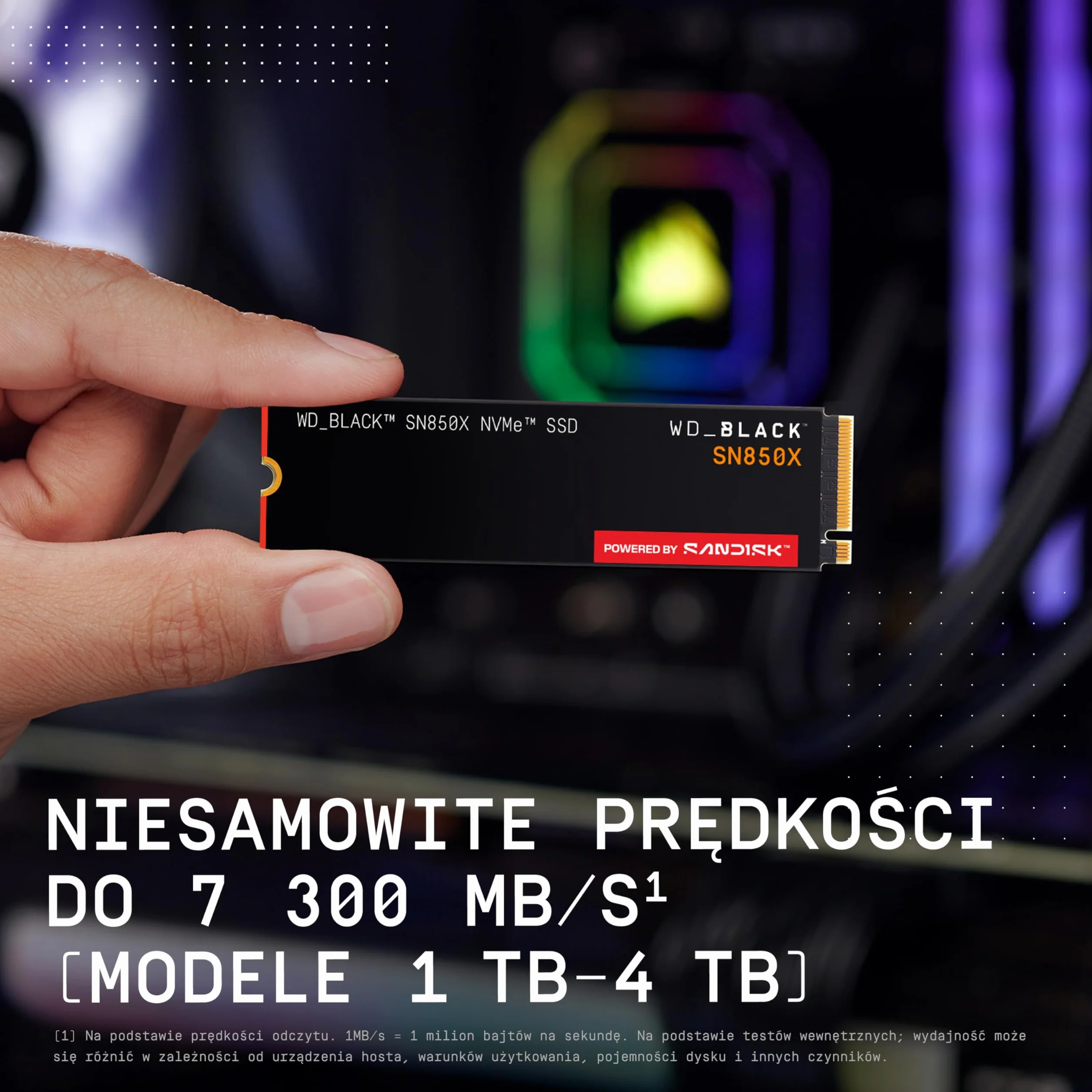 WD_BLACK SN850X SSD M.2 2280 NVMe 8TB PCIe Gen4 Gaming Expansion