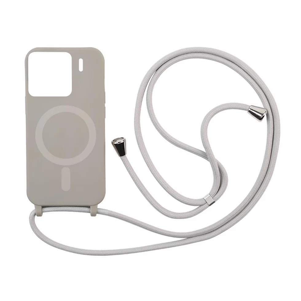 Anfire Etui z Paskiem na Xiaomi 15 Magnetyczne Crossbody Silikonowe Magsafe