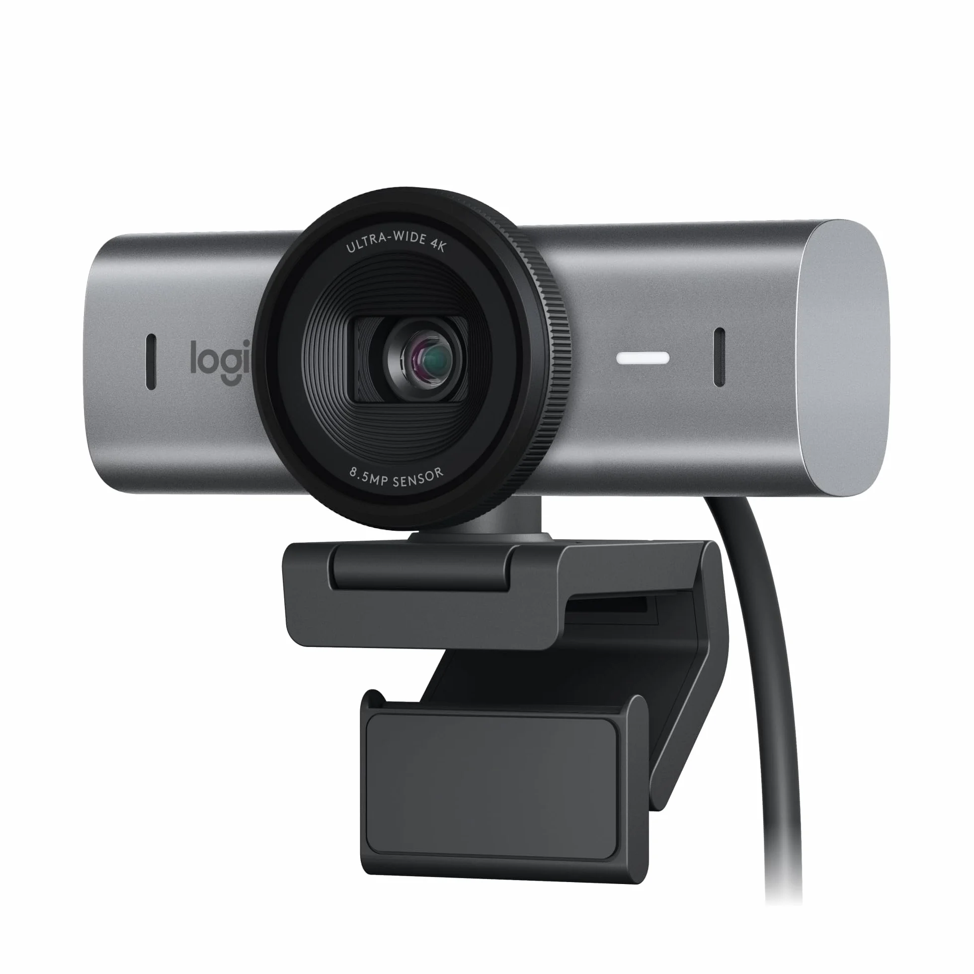 Logitech MX Brio Ultra HD 4K Kamera do streamingu, 1080p 60fps, mikrofony z redukcją szumów, USB-C, Grafit