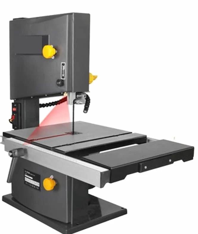 8 Cal 9 Cal piła taśmowa do drewna pulpit piła druciana wyrzynarka Metal 85/89MM cięcie różaniec narzędzia 350/550W piła stołowa(9 Inch Machine)