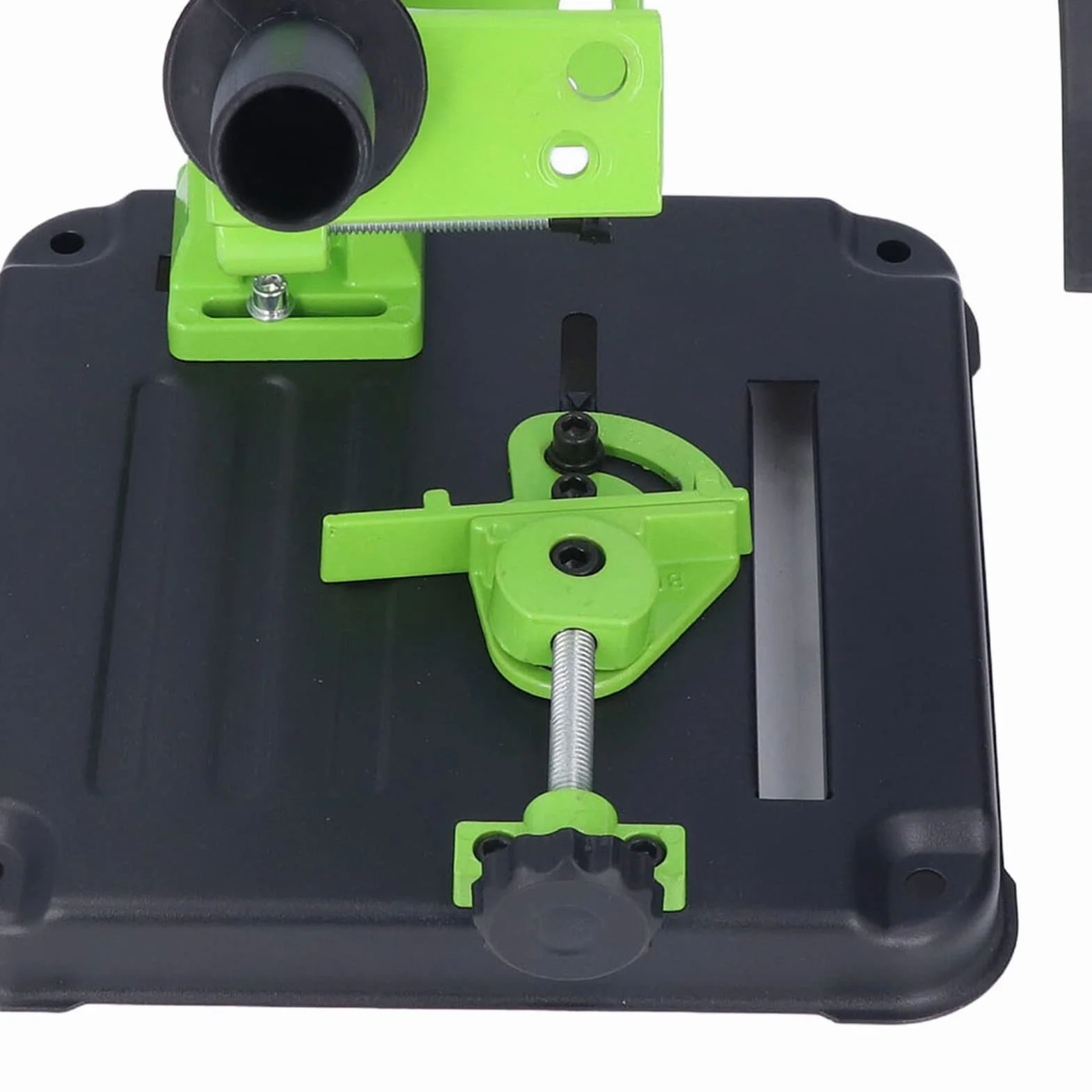 Uchwyt do Stojaka na szlifierkę kątową Wielofunkcyjny, Regulowany do Szlifierki Kątowej od 100 Mm do 125 Mm Wytrzymały ABS i Solidna Podstawa ze Stali Nierdzewnej