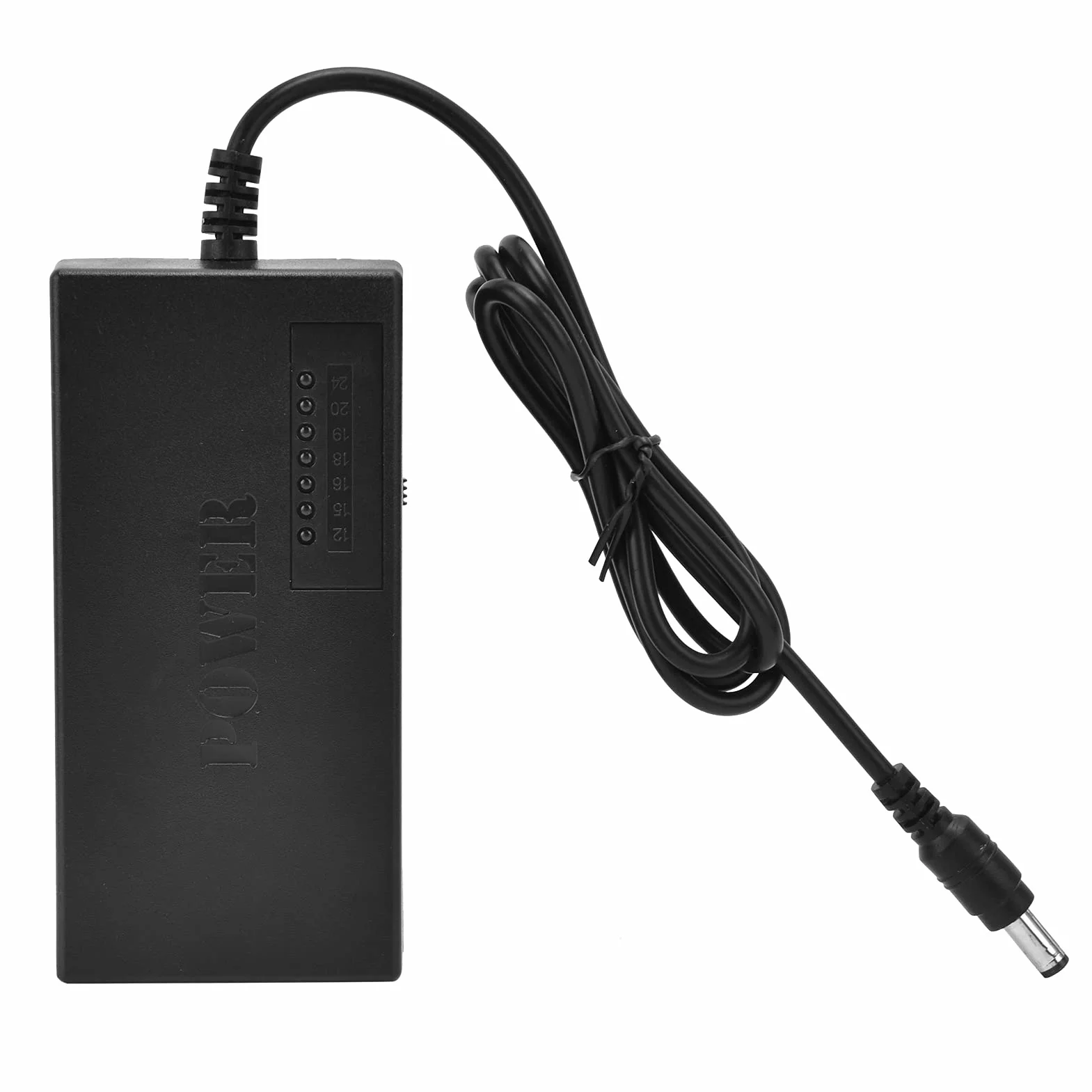 Piła stołowa Elektryczna mini przenośna piła stołowa Narzędzie do cięcia drewna na biurko DC12 24 V 96 W Mocny silnik Regulowany kąt linijki Precyzyjna skala laserowa (diamentowe srebro)