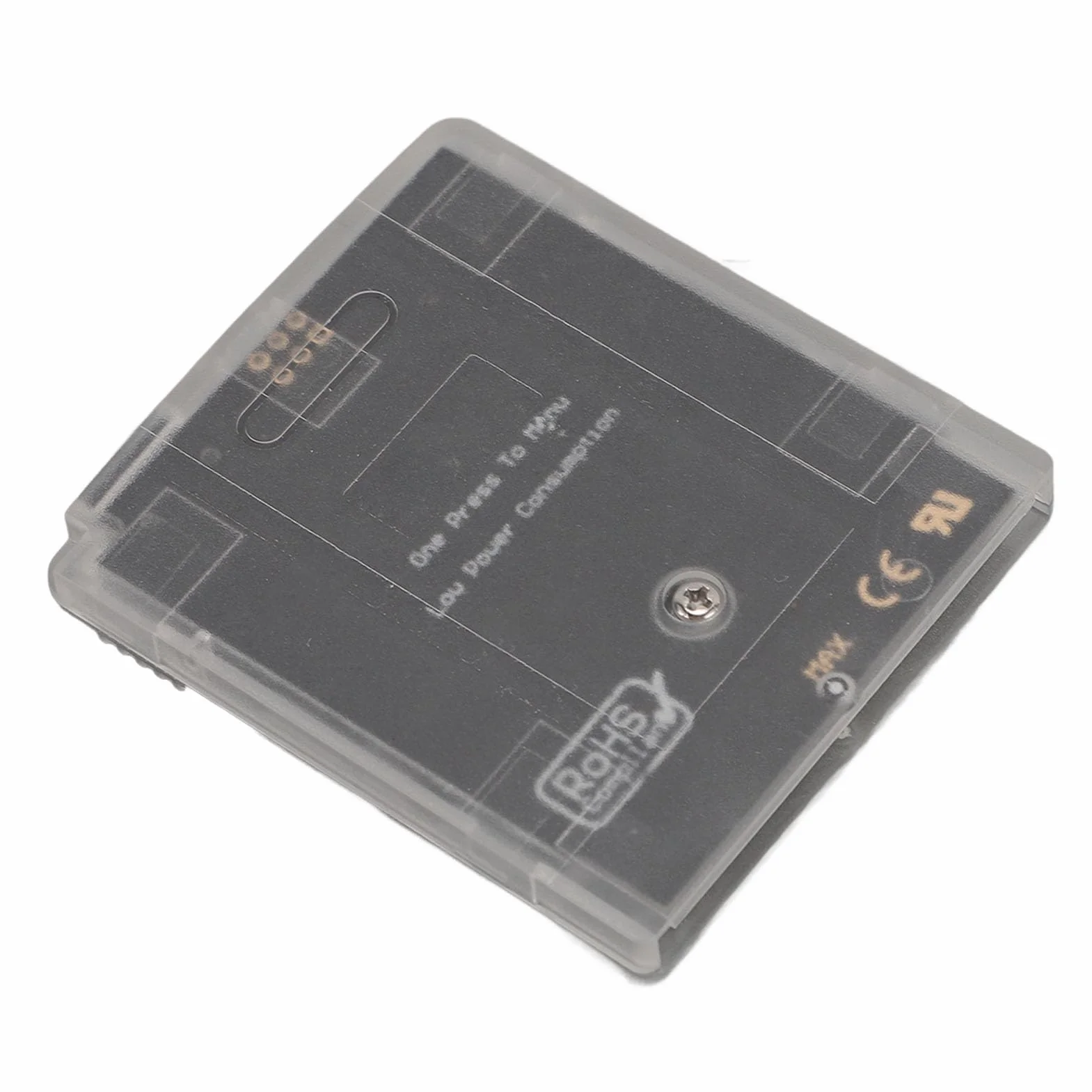 Adapter Kart dla GB GBC GBA SP, Czytnik Kart TF 1000 w 1 z Kartą Pamięci 8G, Biały przezroczysty