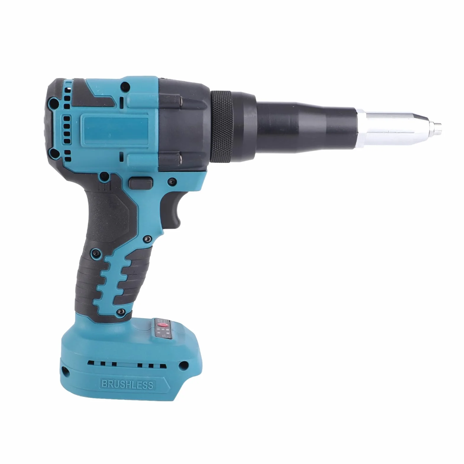 Bezszczotkowy Elektryczny Pistolet do Nitów, Elektryczny Pistolet do Nitów 18 V, Bezprzewodowy Bezszczotkowy Elektryczny Pistolet do Nitów LED Automatyczne Narzędzie Ręczne do