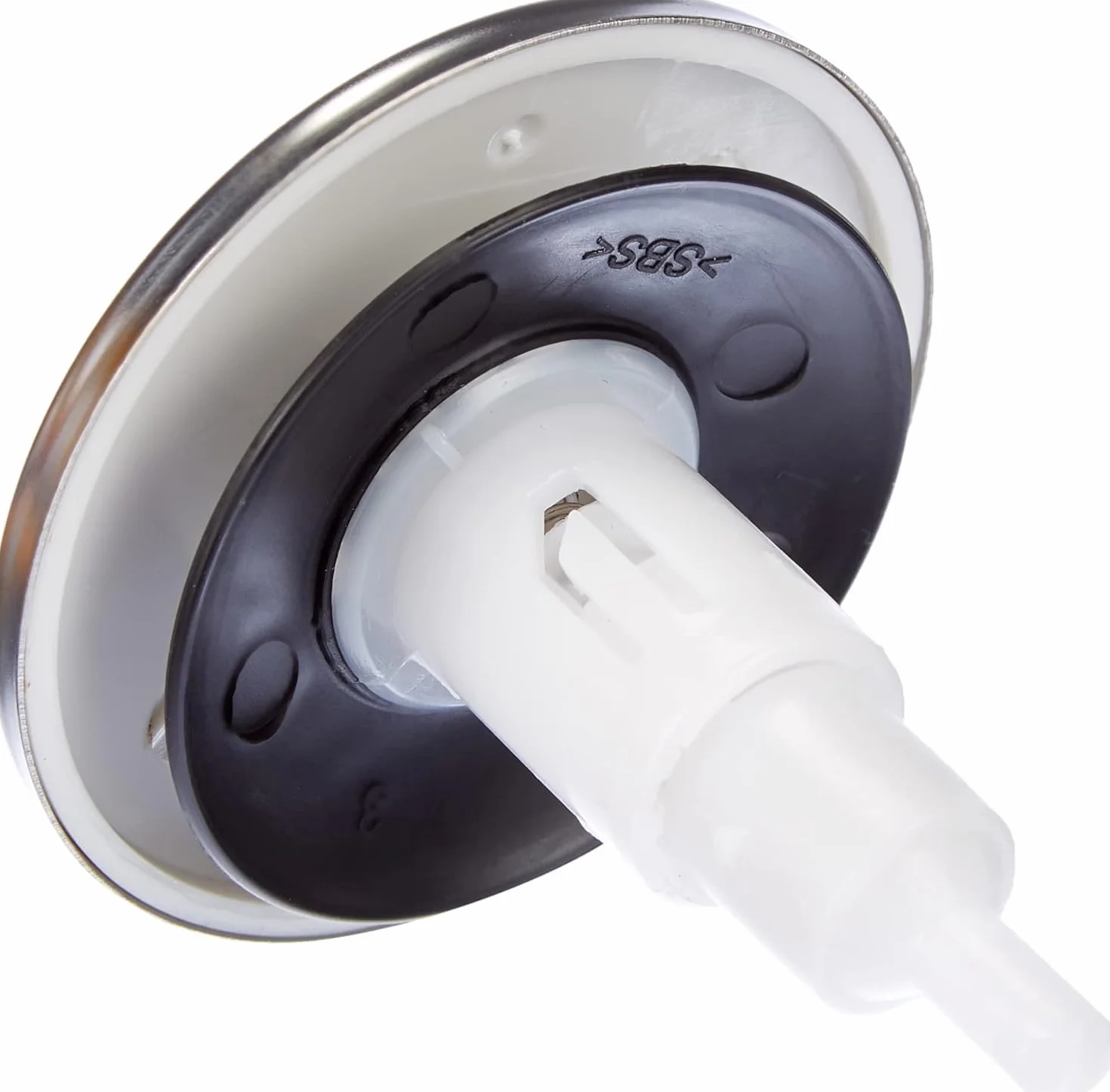 Wirquin SP9261S Quick-Clac korek do zlewu ze stali nierdzewnej - średnica 6,5 cm