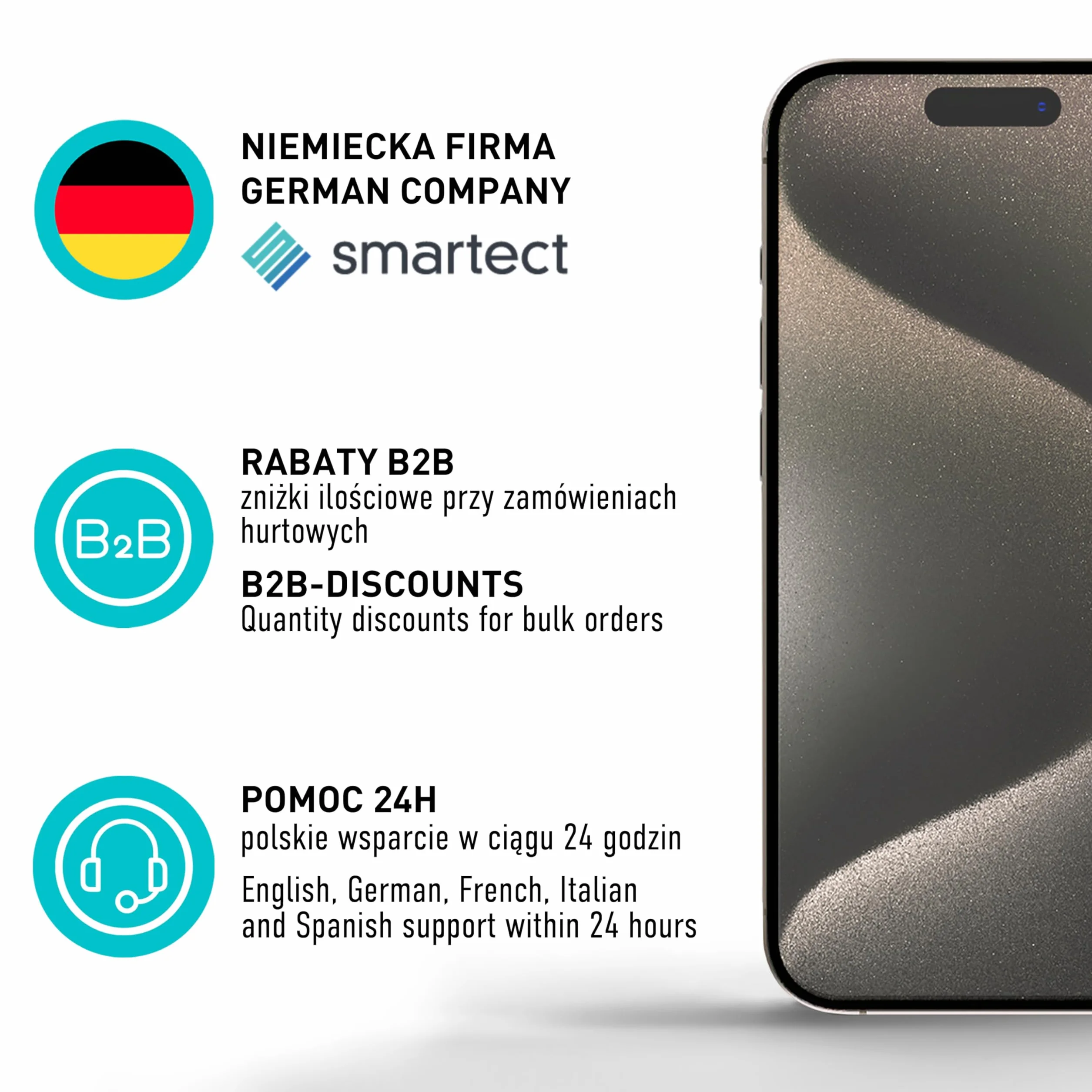 smartect Szkło Hartowane [3 Sztuki, Clear] dla Garmin Edge 1040/1040 Solar, Szklana Ochrona Ekranu 9H, Ochraniacz Ekranu bez Pęcherzyków, Bez Odcisków palców