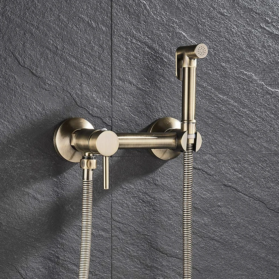 Zabytkowa Brązowa Bateria Wannowa Sitz, Ręczny Bidet | Przyjazne Dla Dzieci I Osób Starszych, Higiena Menstruacyjna Dla Kobiet I Higiena Osobista W łazience (Antique Bronze B)