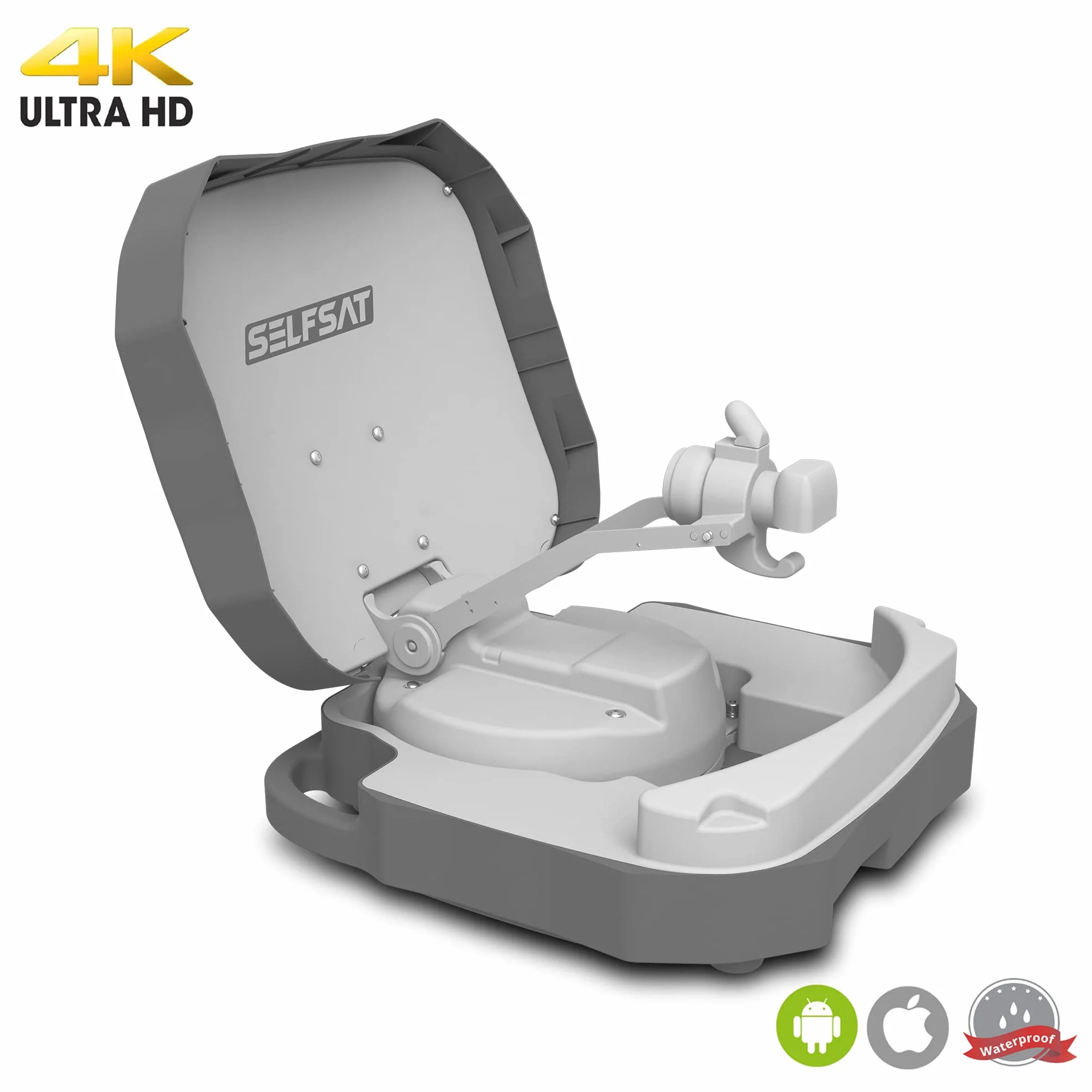 Selfsat Caravan Mobil Single w pełni automatyczna antena satelitarna iOS/Android