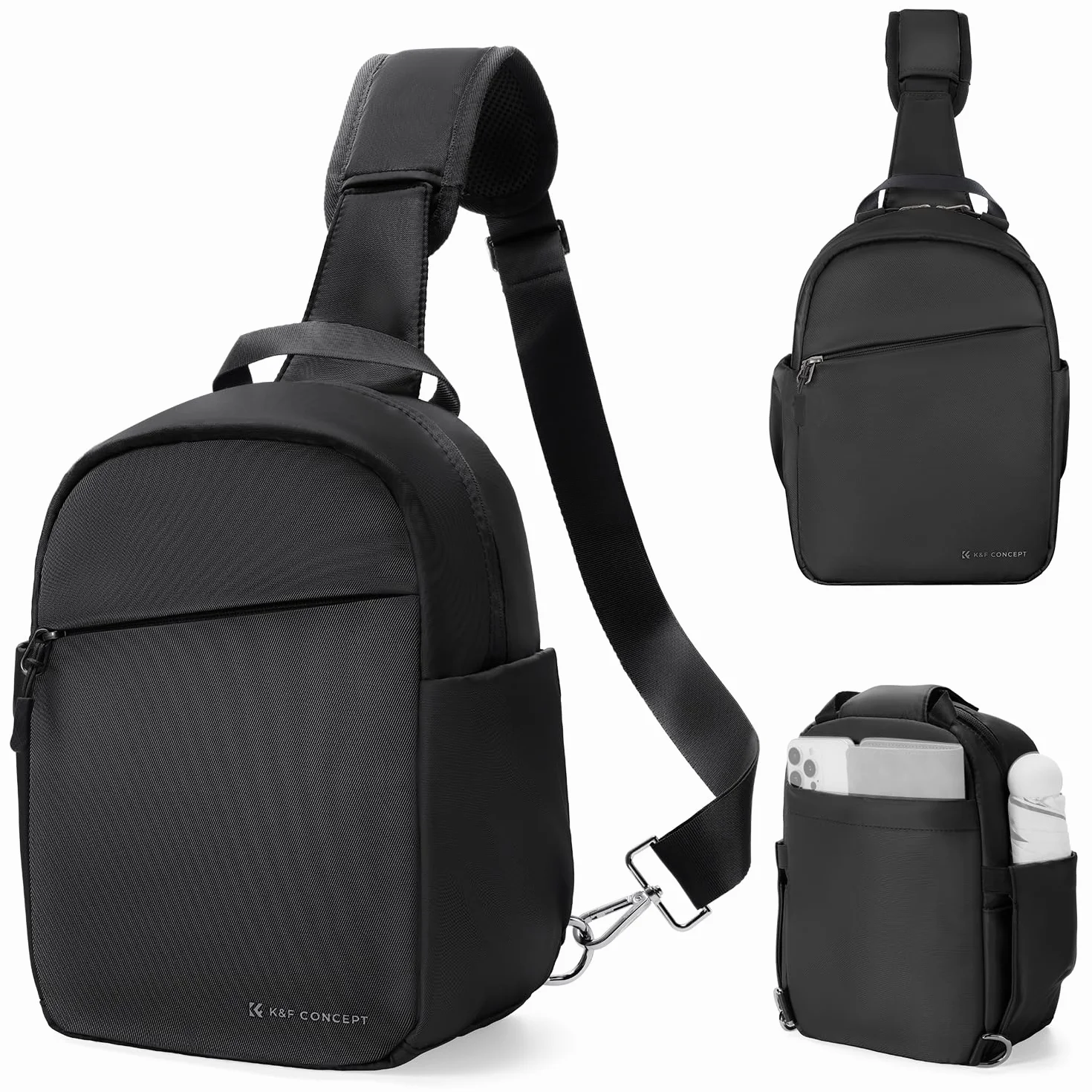 K&F CONCEPT Torba na ramię na aparat, wodoodporny plecak kompaktowy