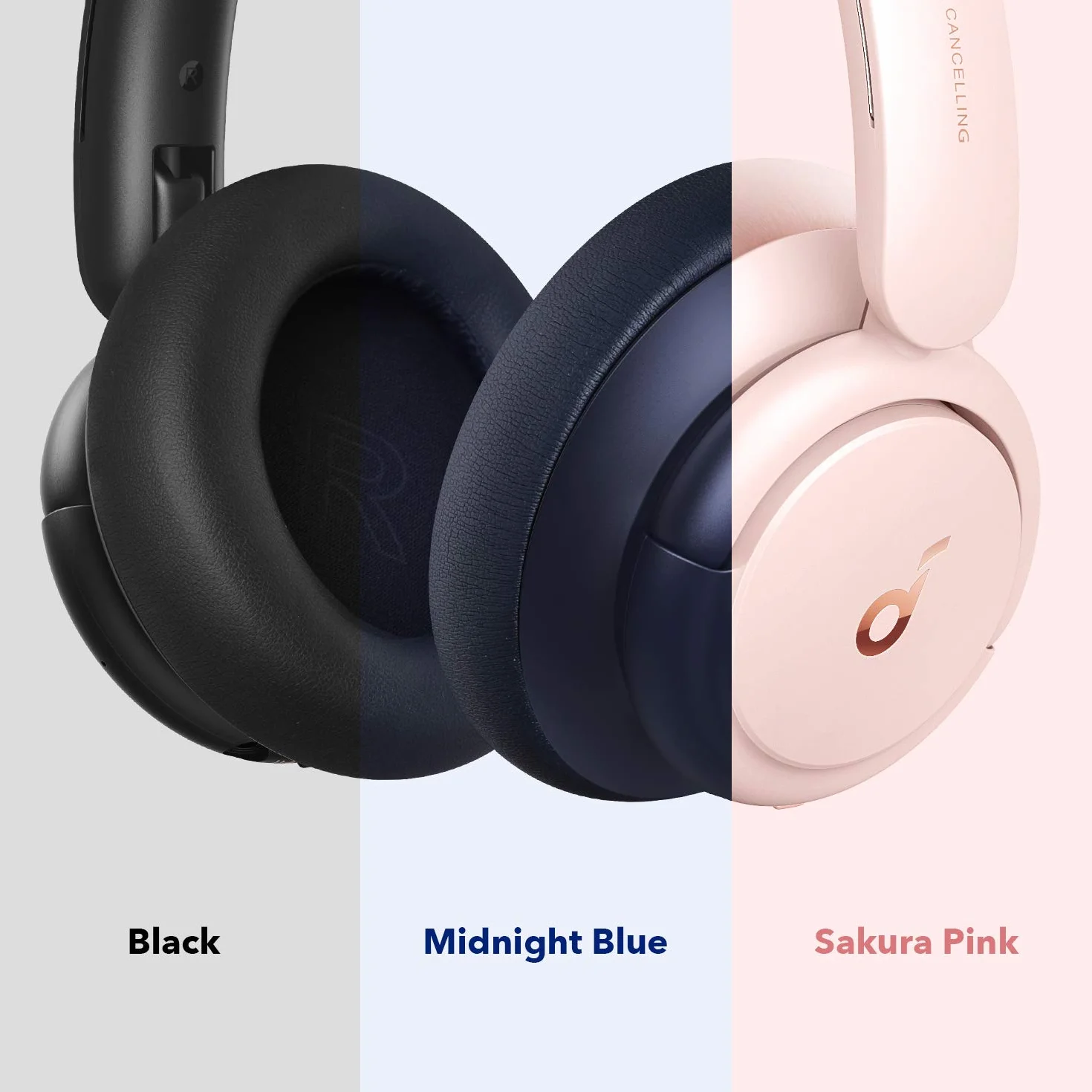 Soundcore Q30 by Anker słuchawki z hybrydową redukcją szumów, wieloma trybami, wysoką rozdzielczością dźwięku, aplikacją, 40 godz. odtwarzania, komfortem, Bluetooth i połączeniem wielopunktowym