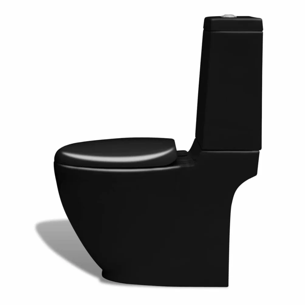 Sprzęt wodno-kanalizacyjny, armatura, toalety i bidety, stojak toaleta i bidet zestaw czarny ceramiczny