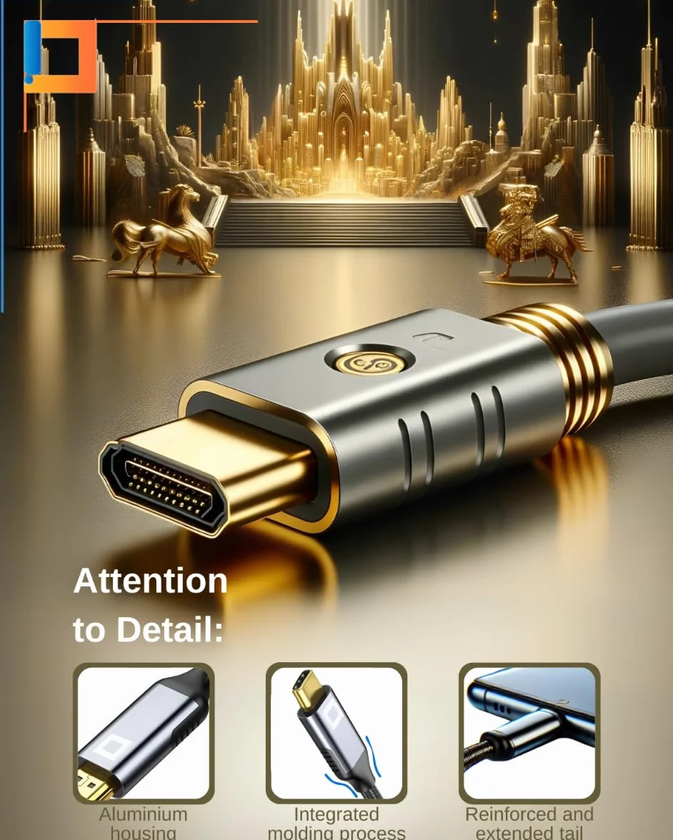 CO2 Adapter DisplayPort DP do HDMI 2.0 4K/60Hz 2K/240Hz Dynamic HDR DSC HDCP 2.2 18 Gb/s Aluminium Space Gray