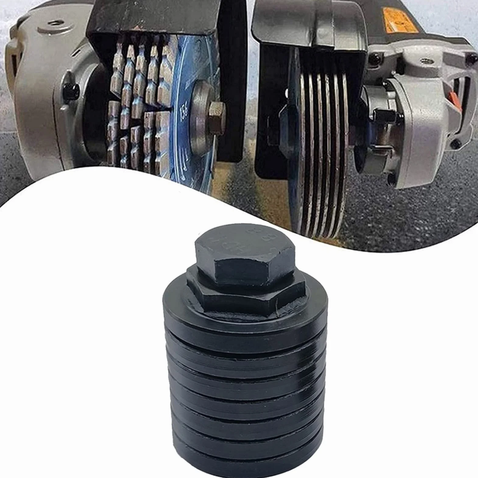 Adapter do szlifierki kątowej M14, adapter do szlifierki kątowej, nakrętka kołnierzowa, używana do nakrętki zabezpieczającej