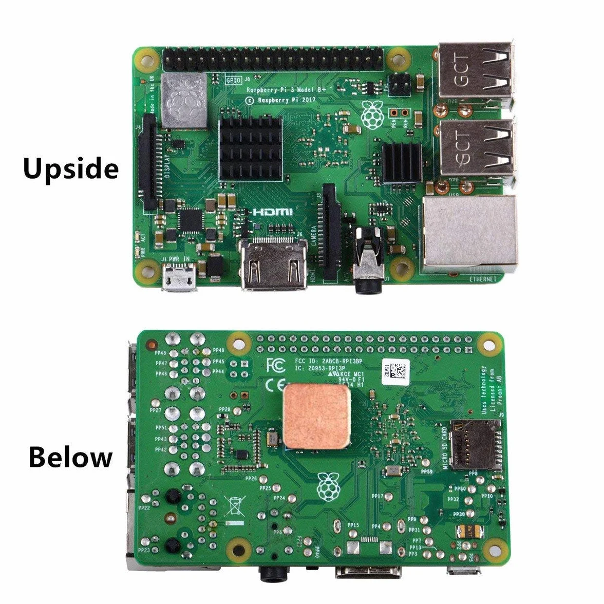 GeeekPi Raspberry Pi Wentylator Bezszczotkowy DC 5V 30x30x7mm Radiator Model B 4 3B+ NESPI CASE Plus 1 sztuka