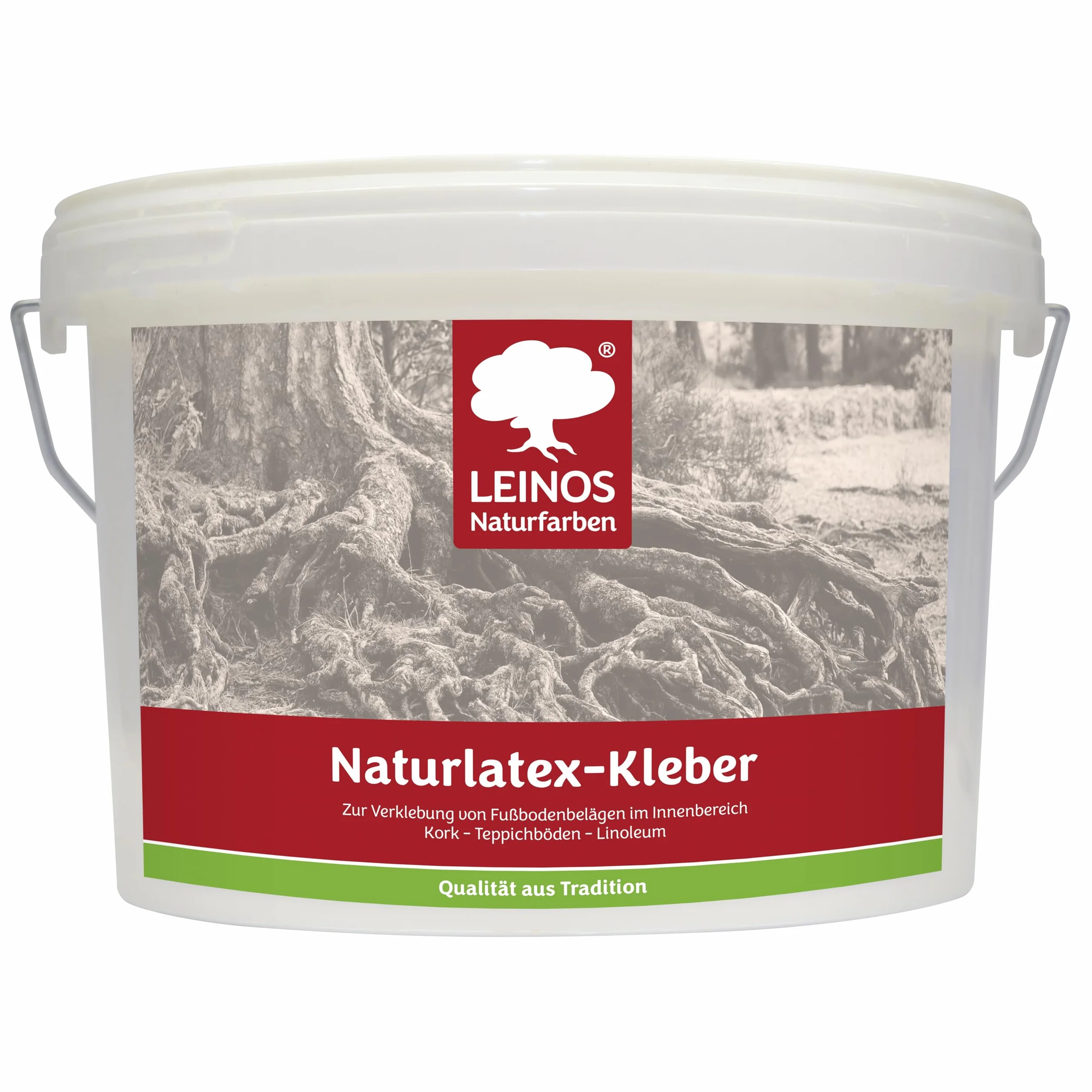 LEINOS naturalny klej lateksowy 3,00 kg – bezrozpuszczalnikowy klej kontaktowy na bazie naturalnego kauczuku – do dywanów, korka, skóry, filcu, linoleum i papieru – idealny do zastosowań ekologicznych