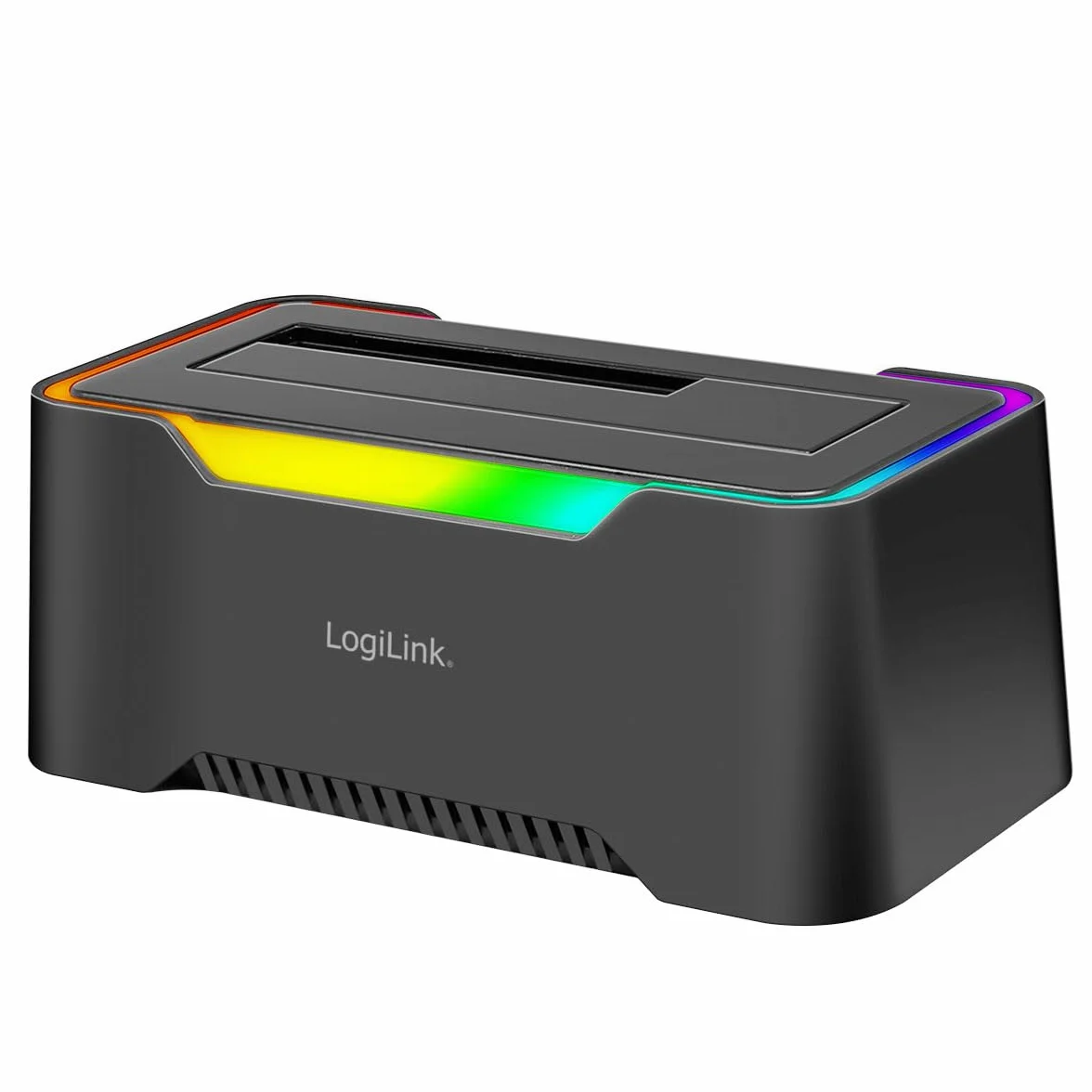 LogiLink USB-C 3.2 Gen1 stacja dokująca do 2,5" i 3,5" SATA HDD/SSD RGB Thunderbolt