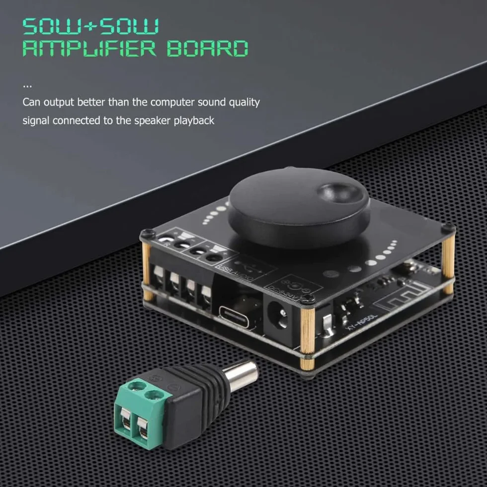 DollaTek 50 wx2 mini bluetooth 5.0 bezprzewodowy wzmacniacz audio p?yta wzmacniacz stereo wzmacniacz 3,5 mm aux usb