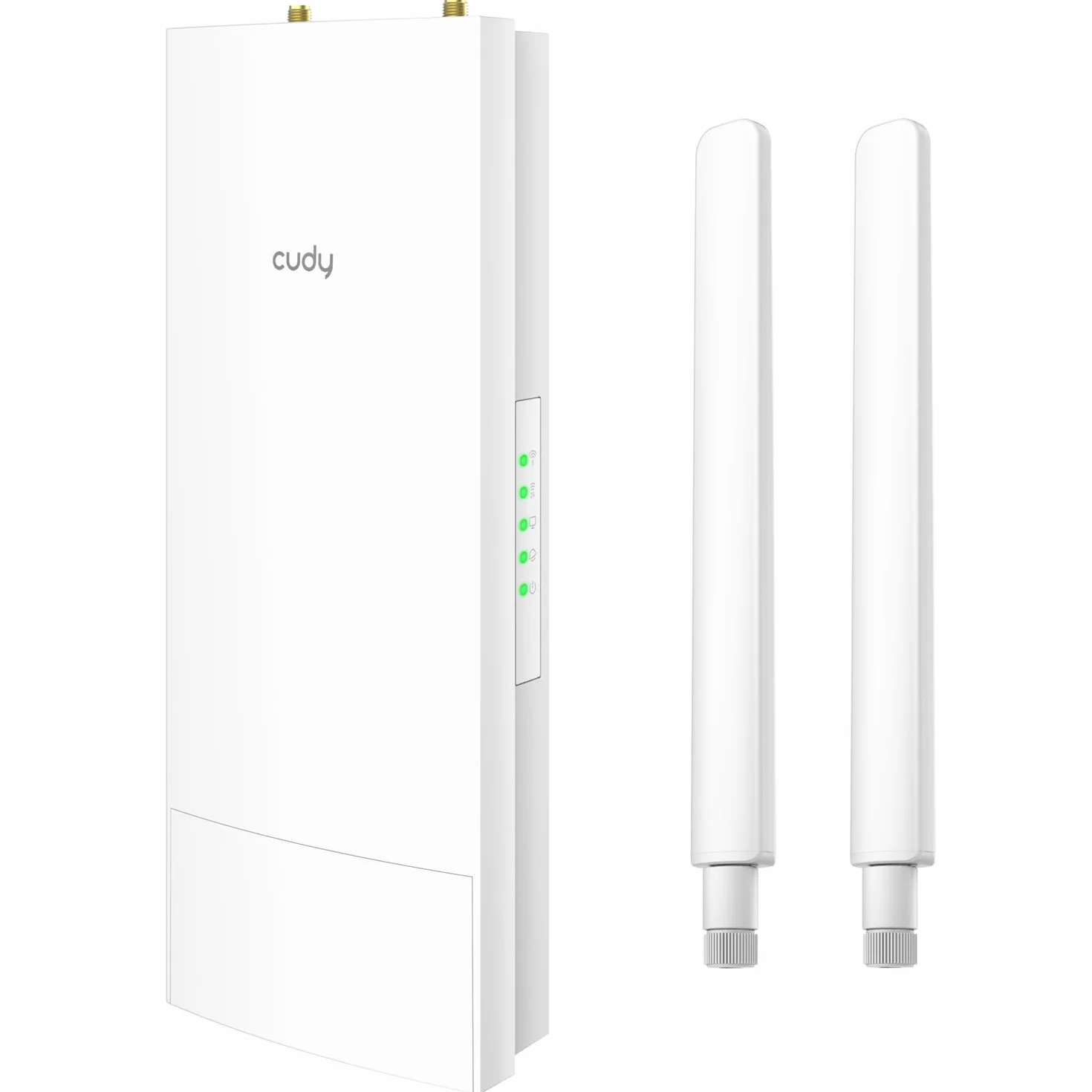 Cudy AC1200 zewnętrzny dwupasmowy wzmacniacz punkt dostępu router WISP pasywne PoE 24 V ochrona przed odgromami -40°C do 60°C