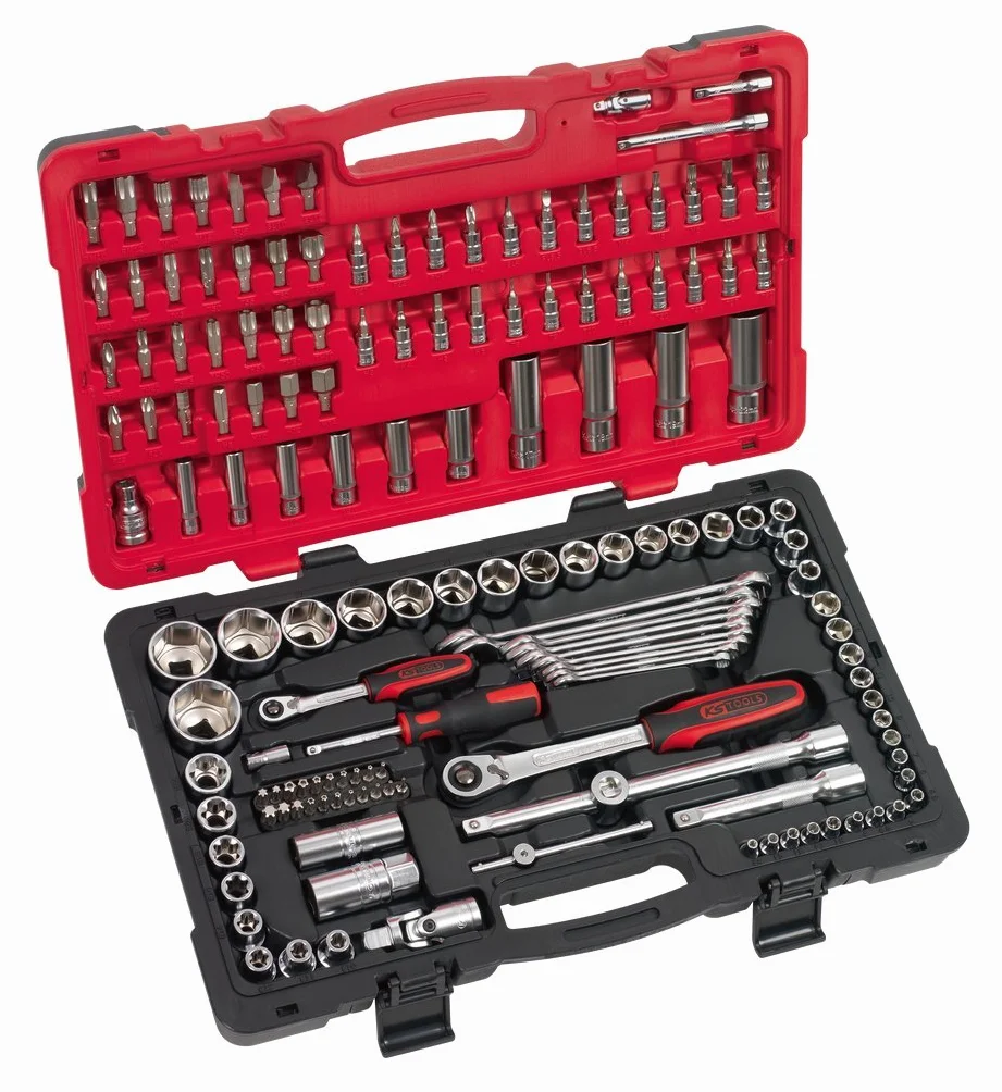'KS Tools 922.0751 walizka 151-częściowy zestaw kluczy nasadowych 1/4 – 1/2"